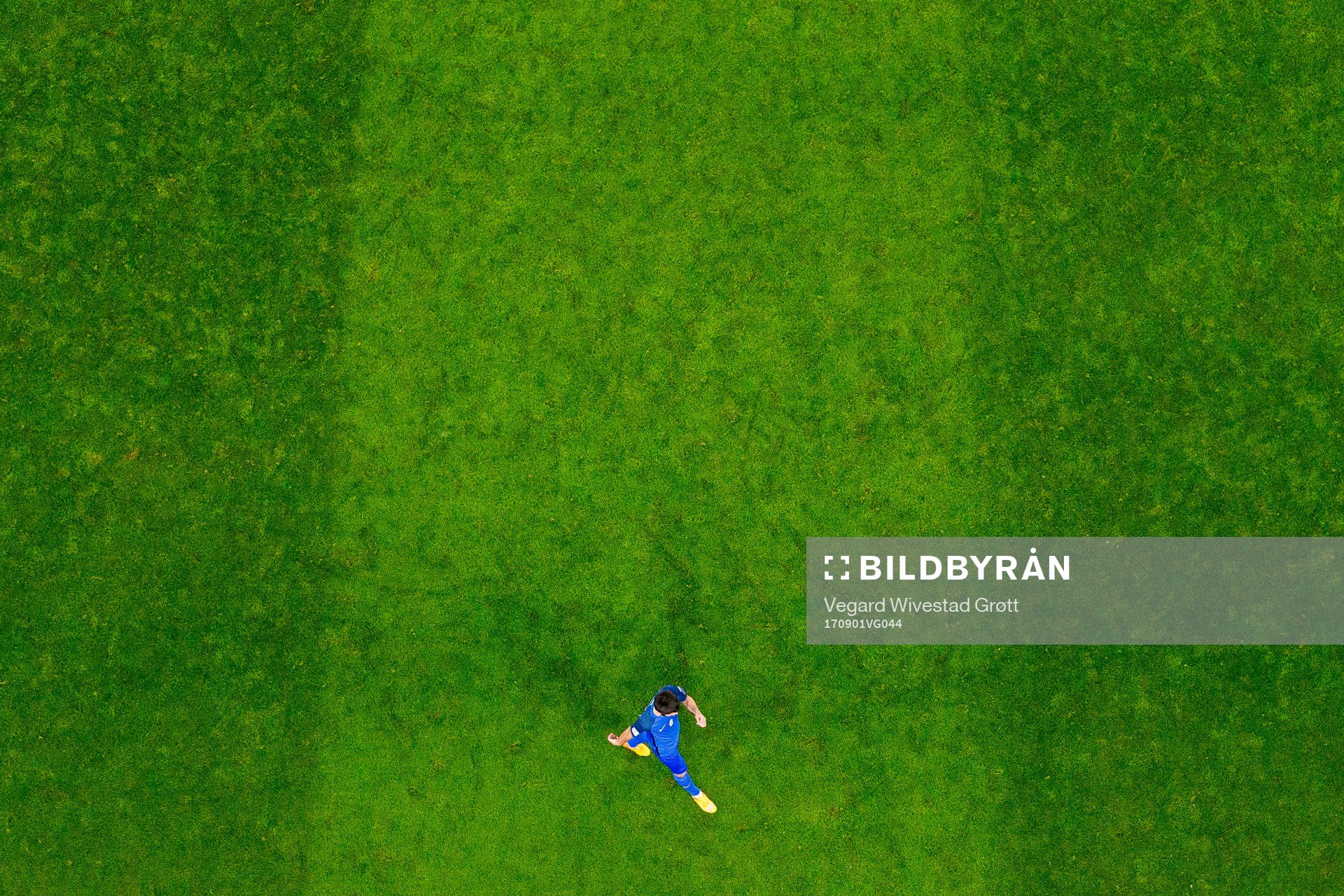 Badavi Hüseynov of Azerbaijan walks off the pitch