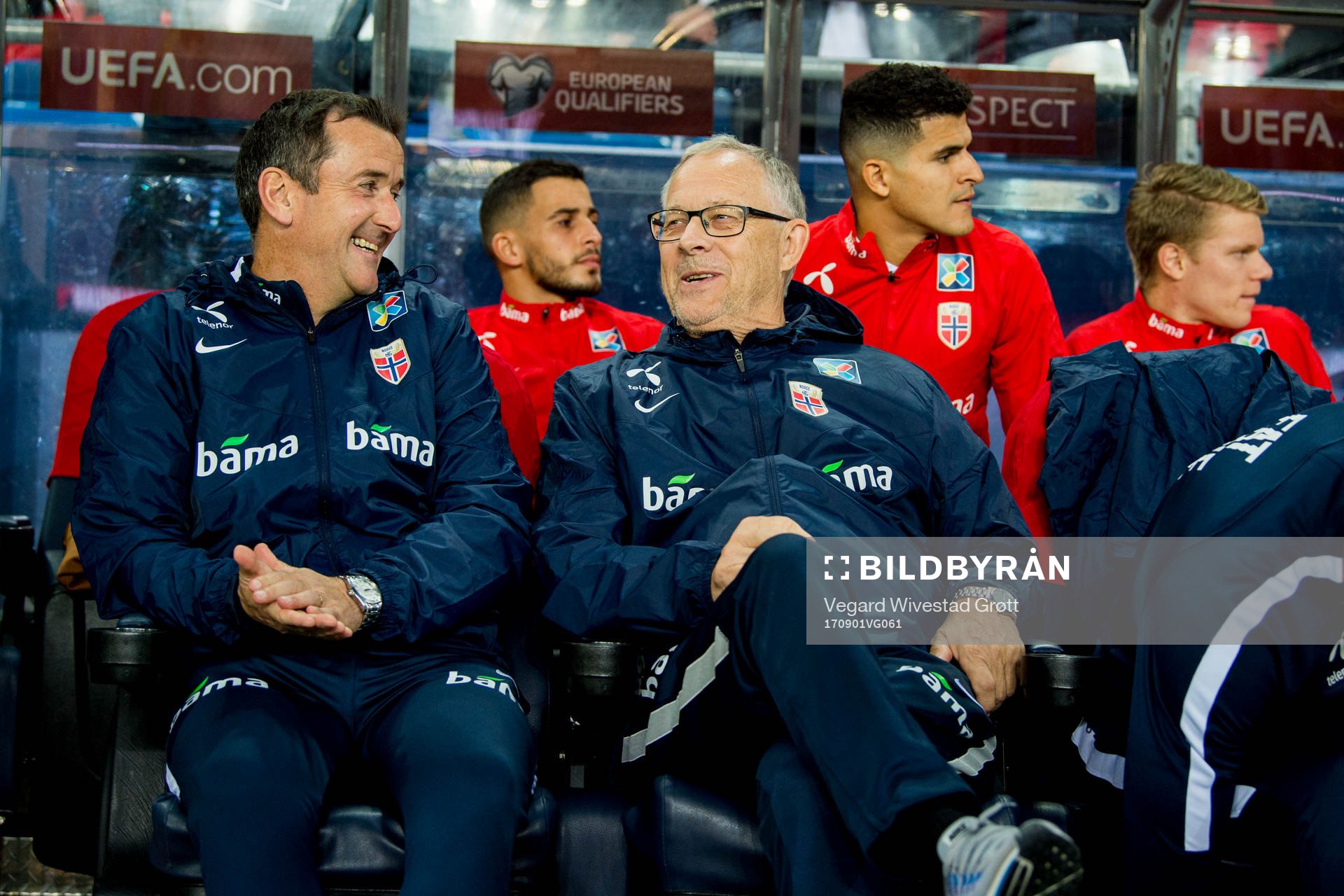 Per Joar Hansen, assistant coach of Norway, and Lars
