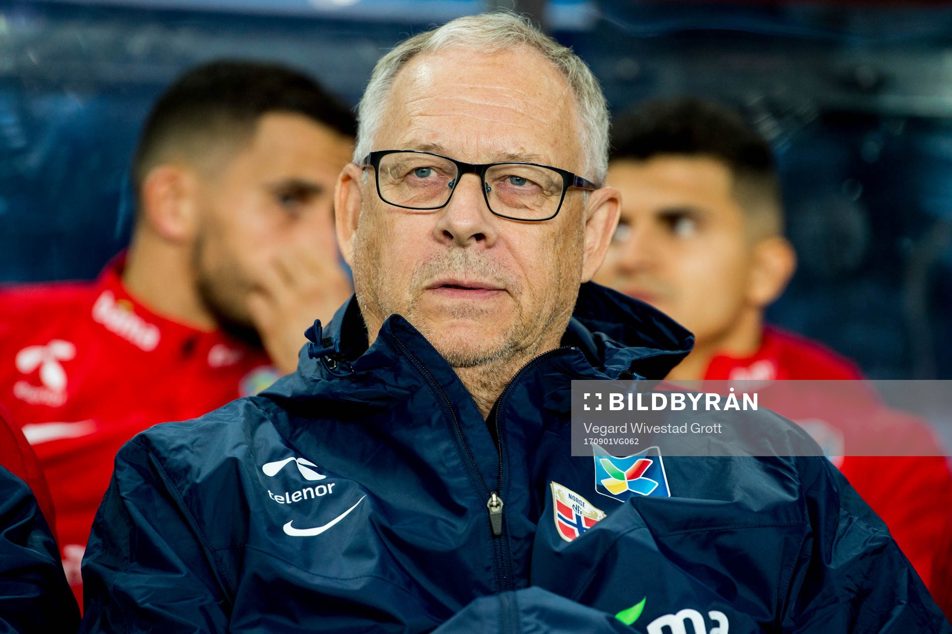 Lars Lagerbäck, head coach of Norway