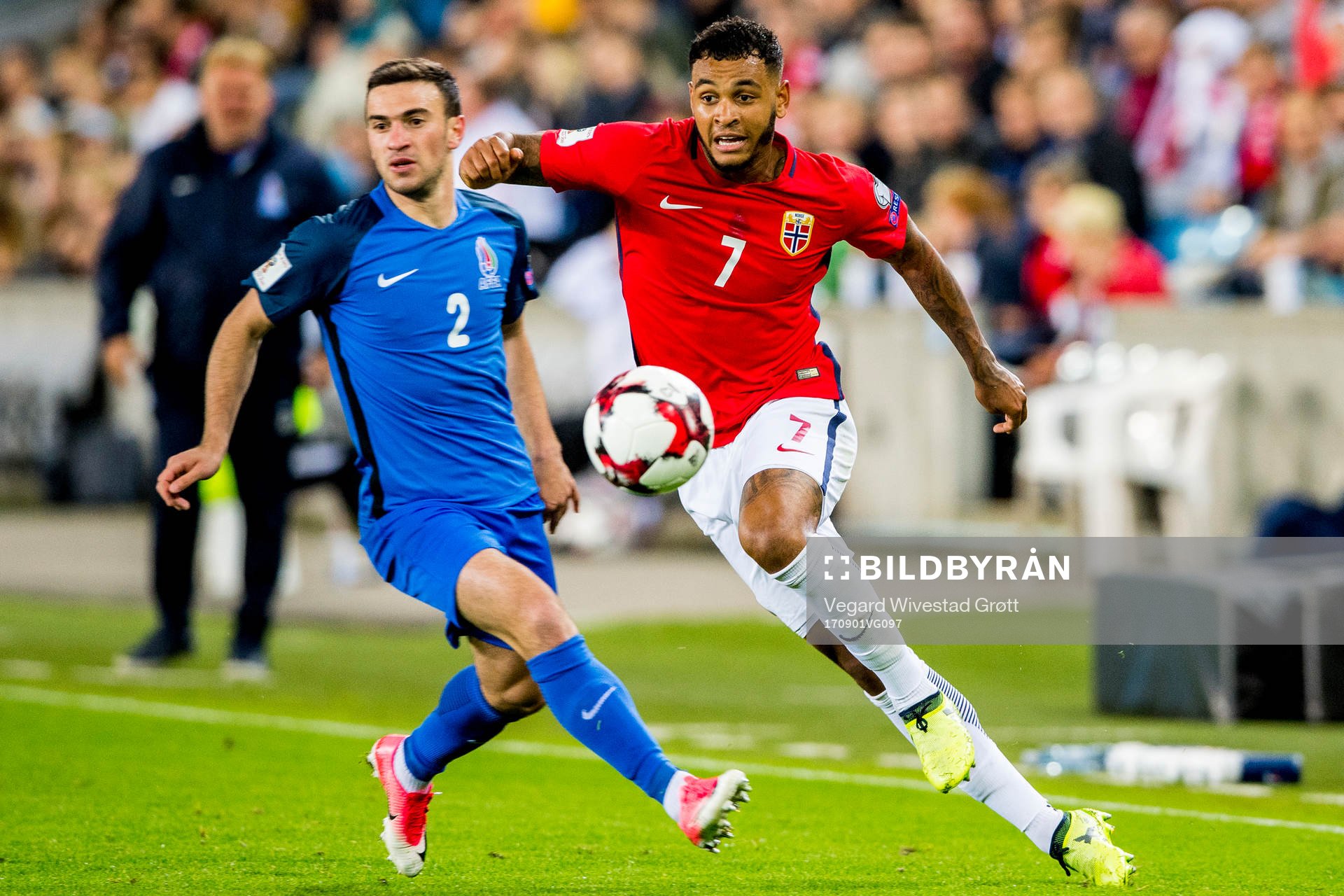 Gara Garayev of Azerbaijan and Joshua King of Norway