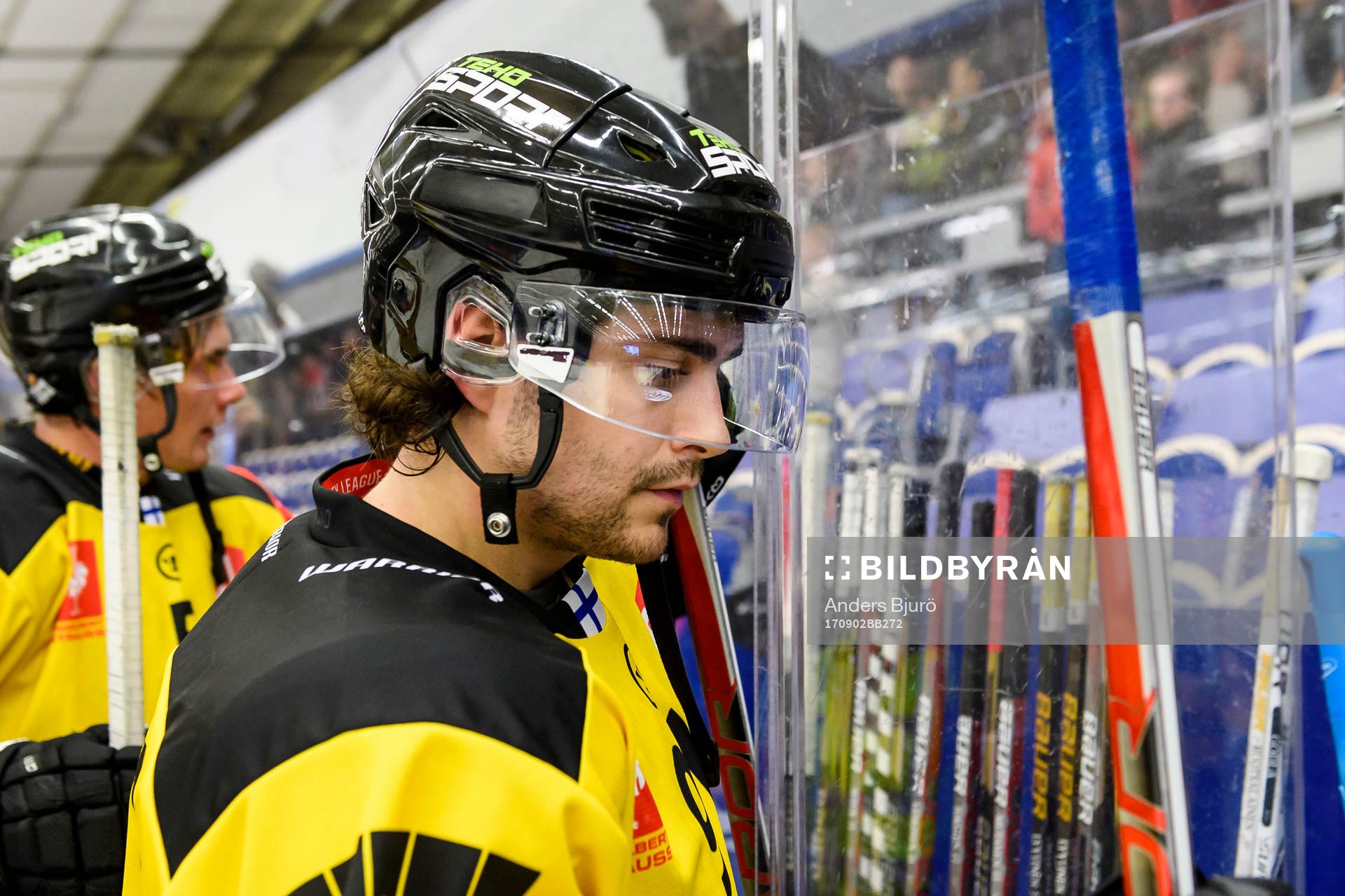 Alex Lavoie of KalPa looks dejected when he leaves the rink