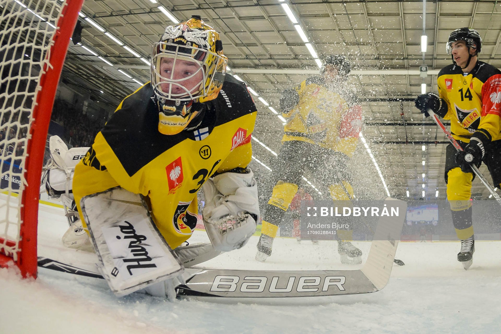 Goalkeeper Dennis Godla of KalPa