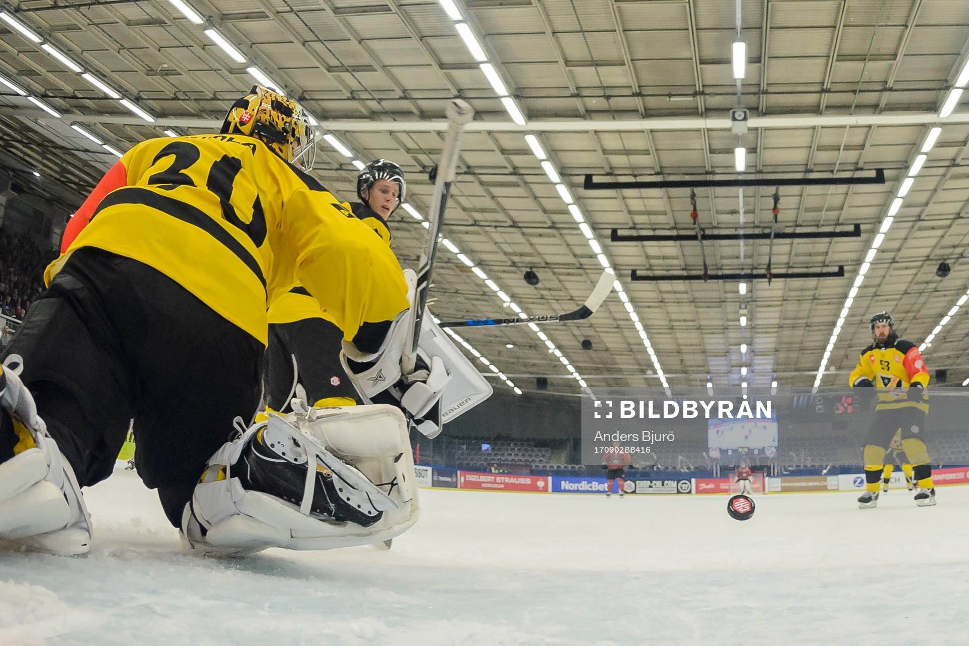 Goalkeeper Dennis Godla of KalPa