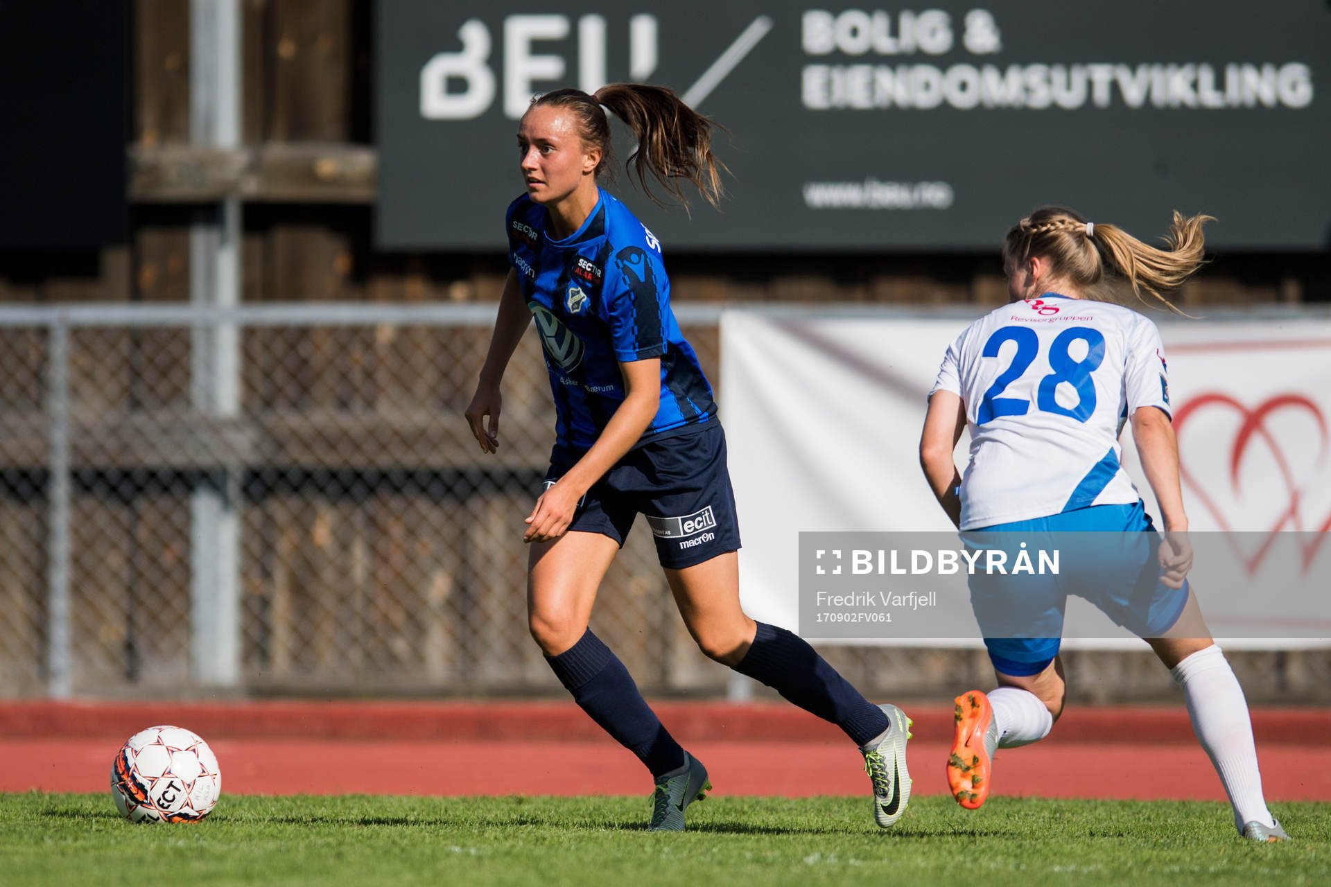 Andrea Wilmann of Stabæk and juliette Mikaela Kemppi of