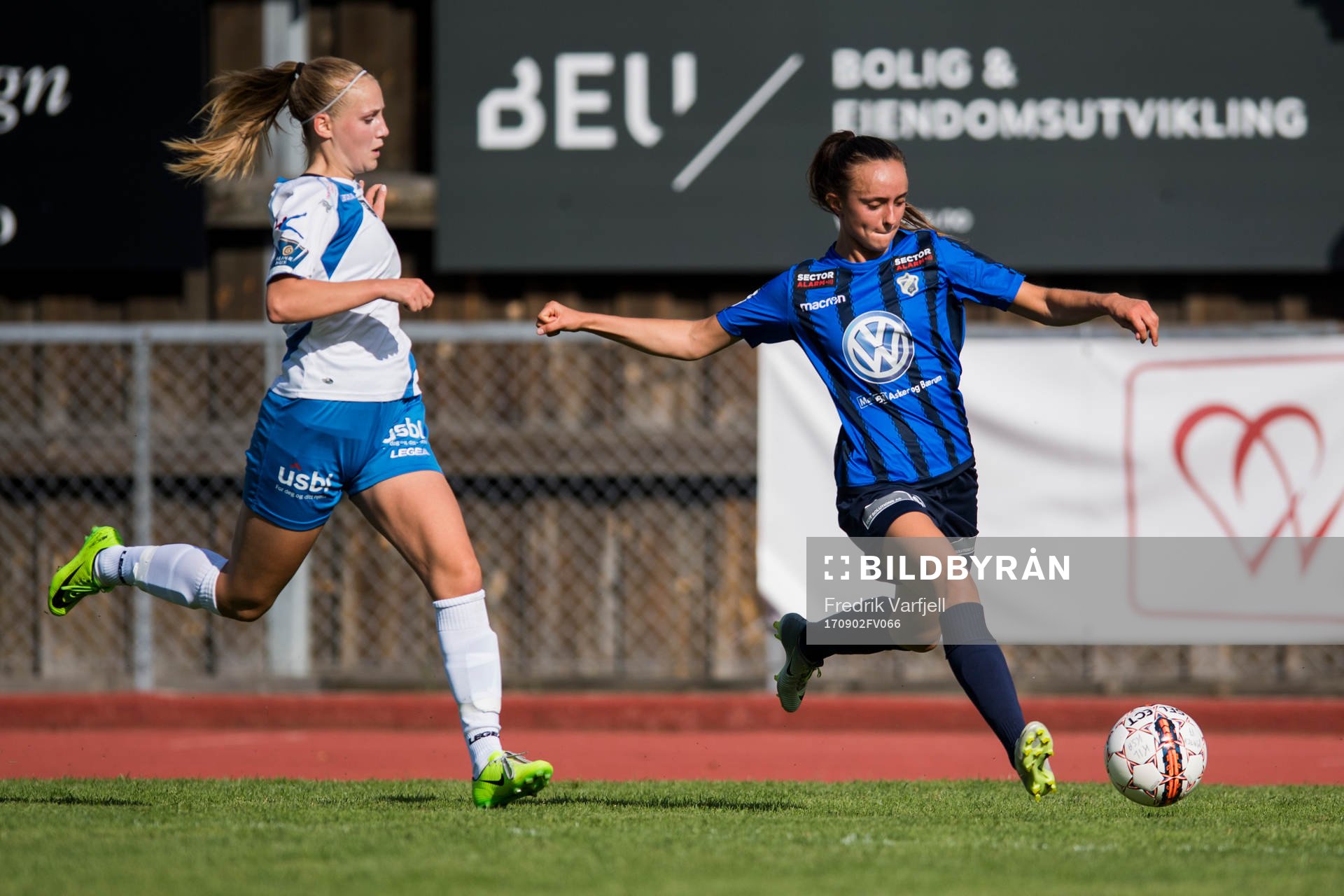 My Haugland Sørsdahl of Kolbotn and Andrea Wilmann of
