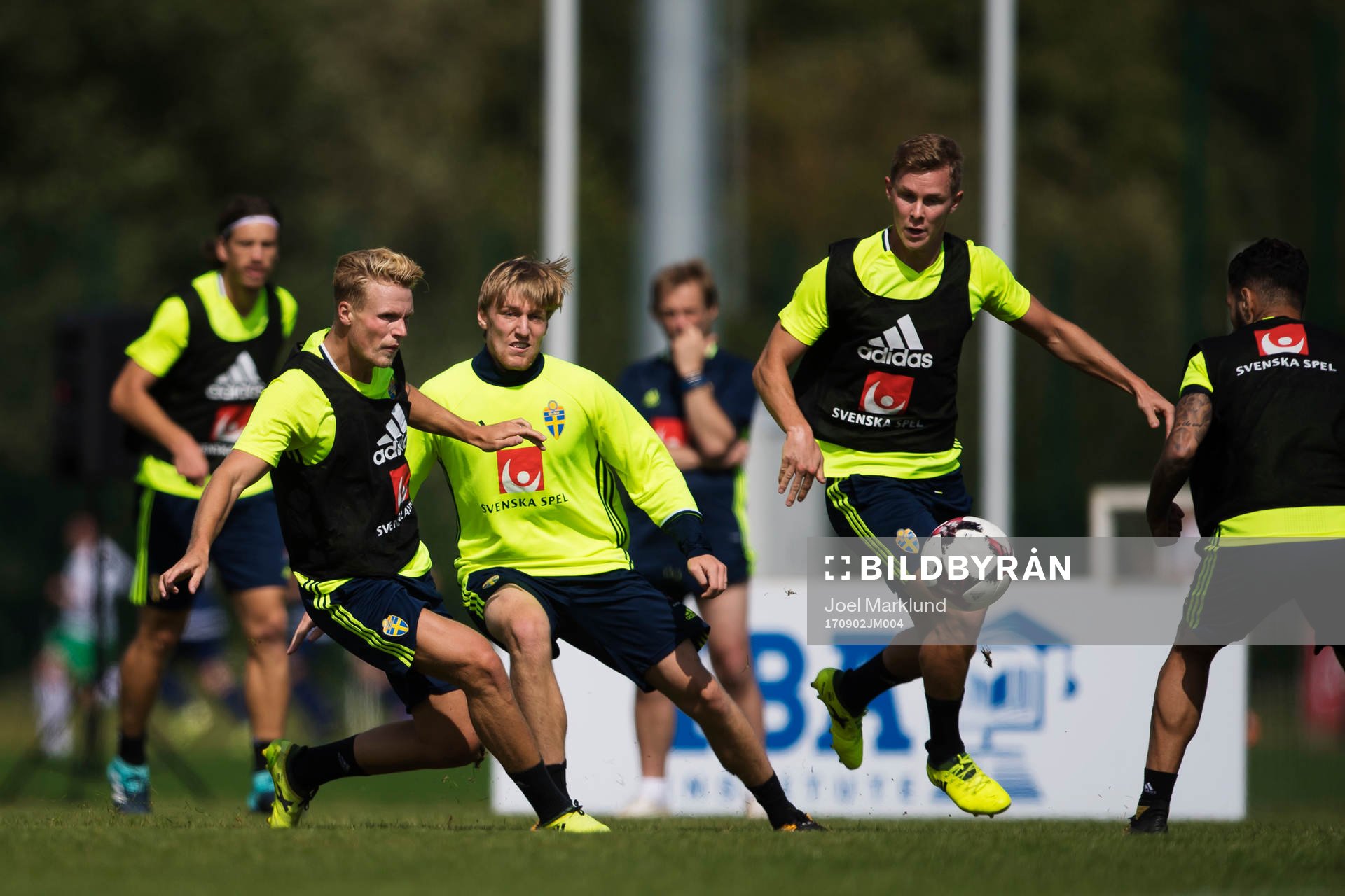 Oscar Hiljemark, Emil Forsberg och Emil Krafth