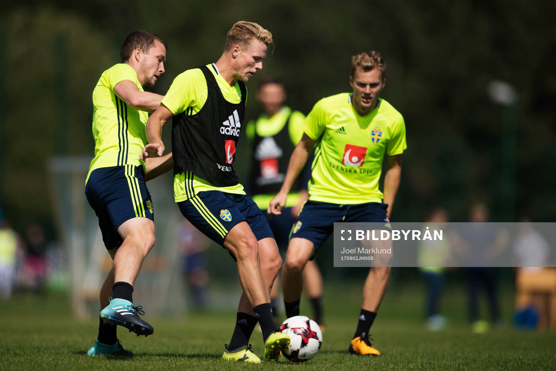 Jakob Johansson, Oscar Hiljemark och Sebastian Larsson