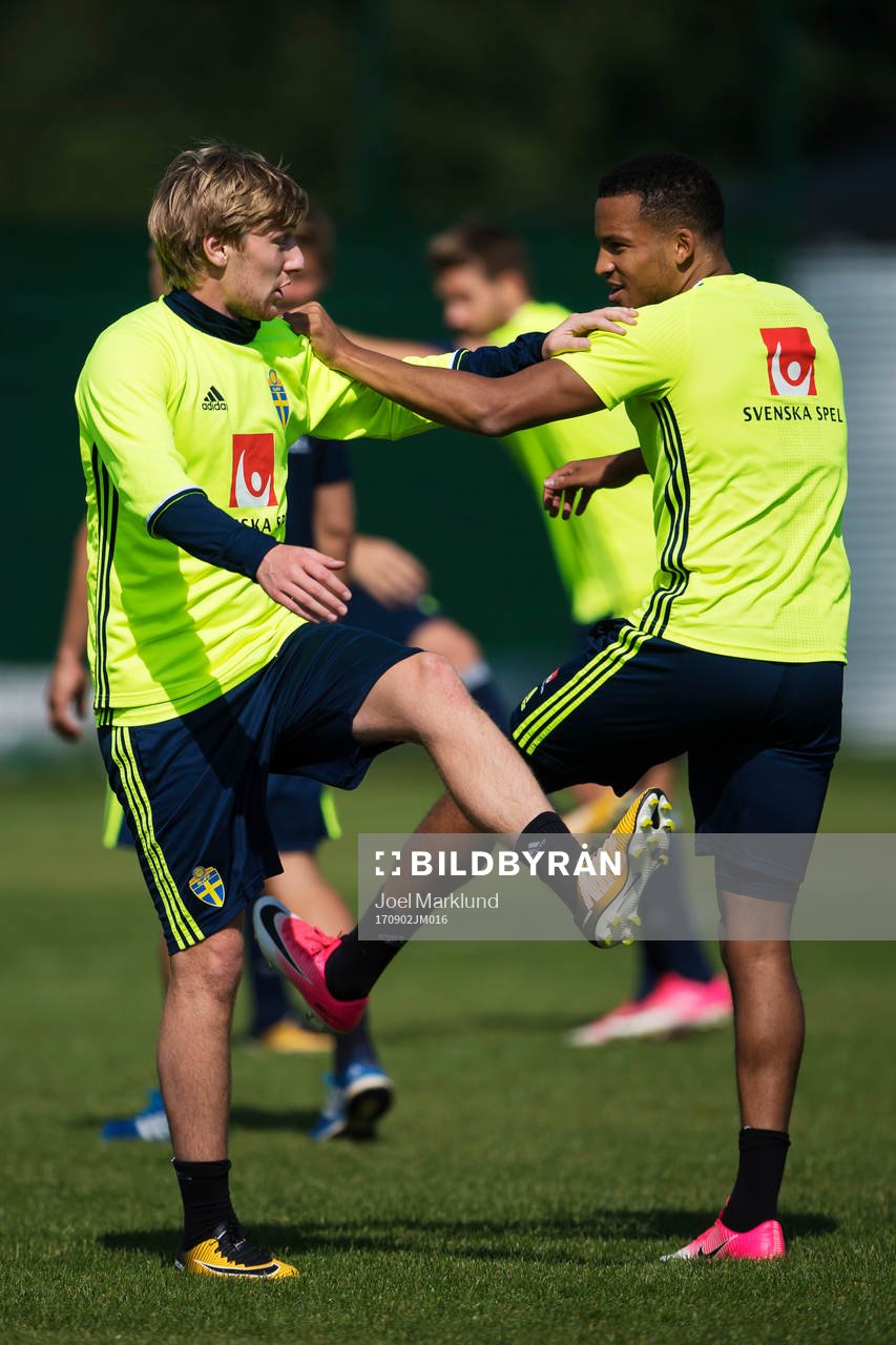 Emil Forsberg och Martin Olsson