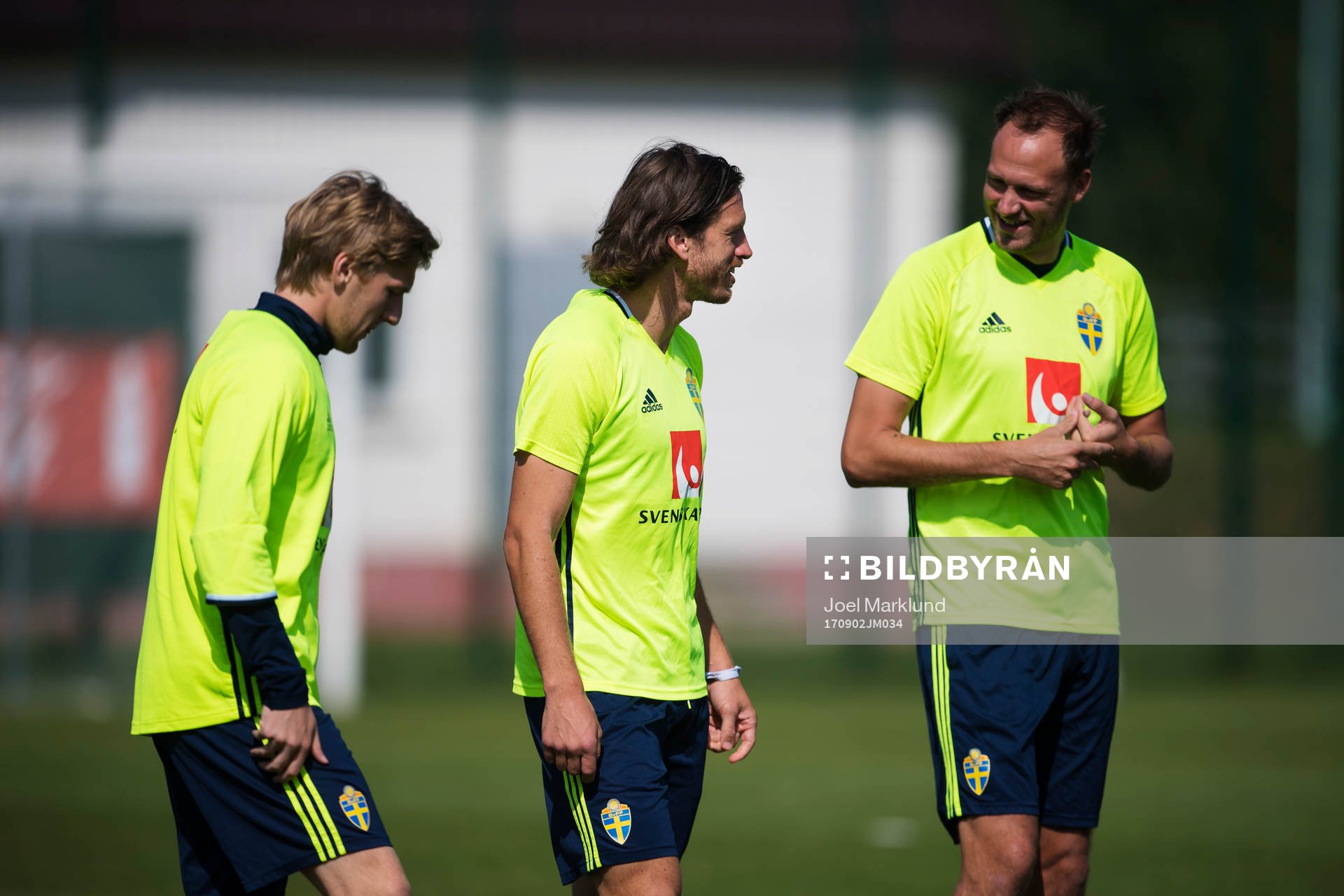 Emil Forsberg, Gustav Svensson och Andreas Granqvist