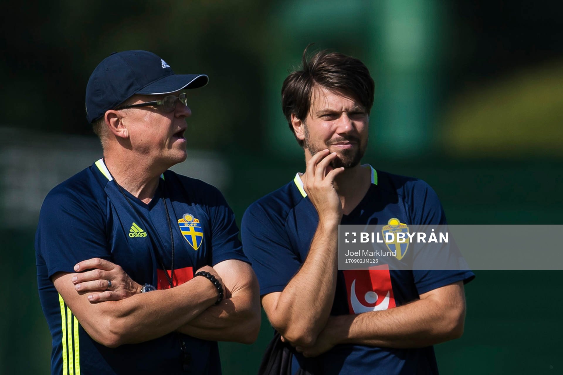 Förbundskapten Janne Andersson och psykologen Daniel Ekvall