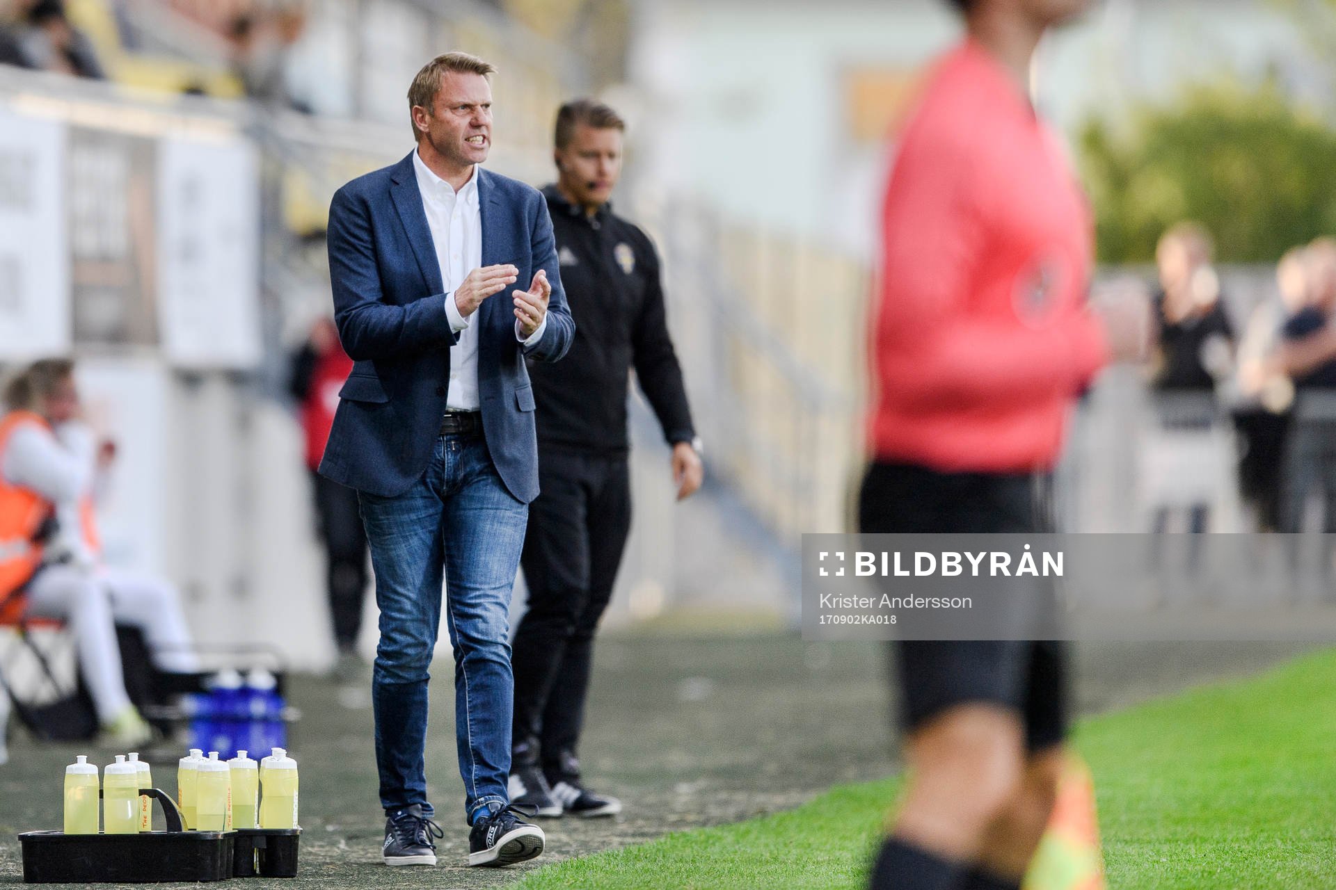 Falkenbergs tränare Hans Eklund