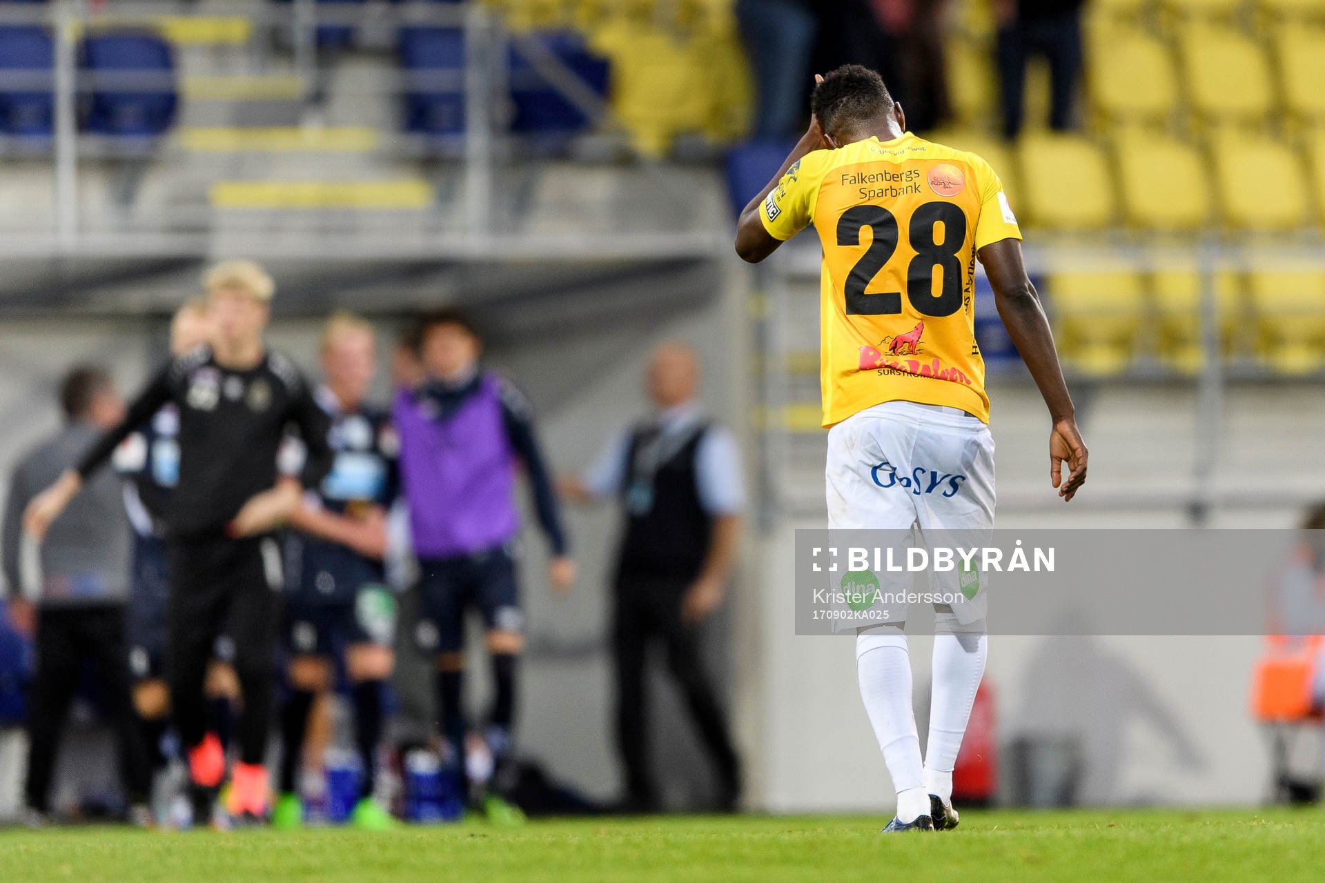 Falkenbergs Dominic Chatto deppar