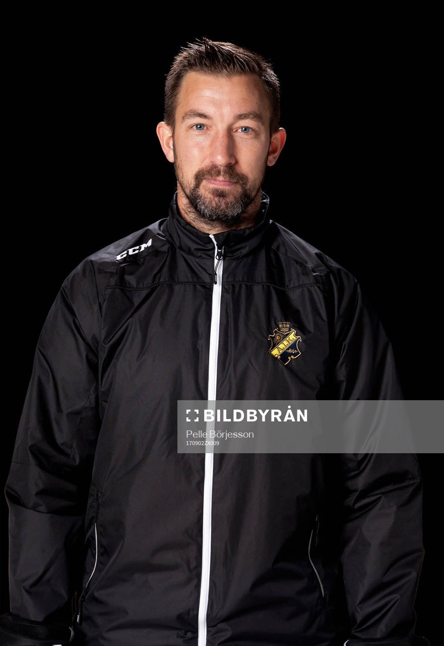 AIK:s David Engblom poserar för ett porträtt den 1 september 2017 i Stockholm.