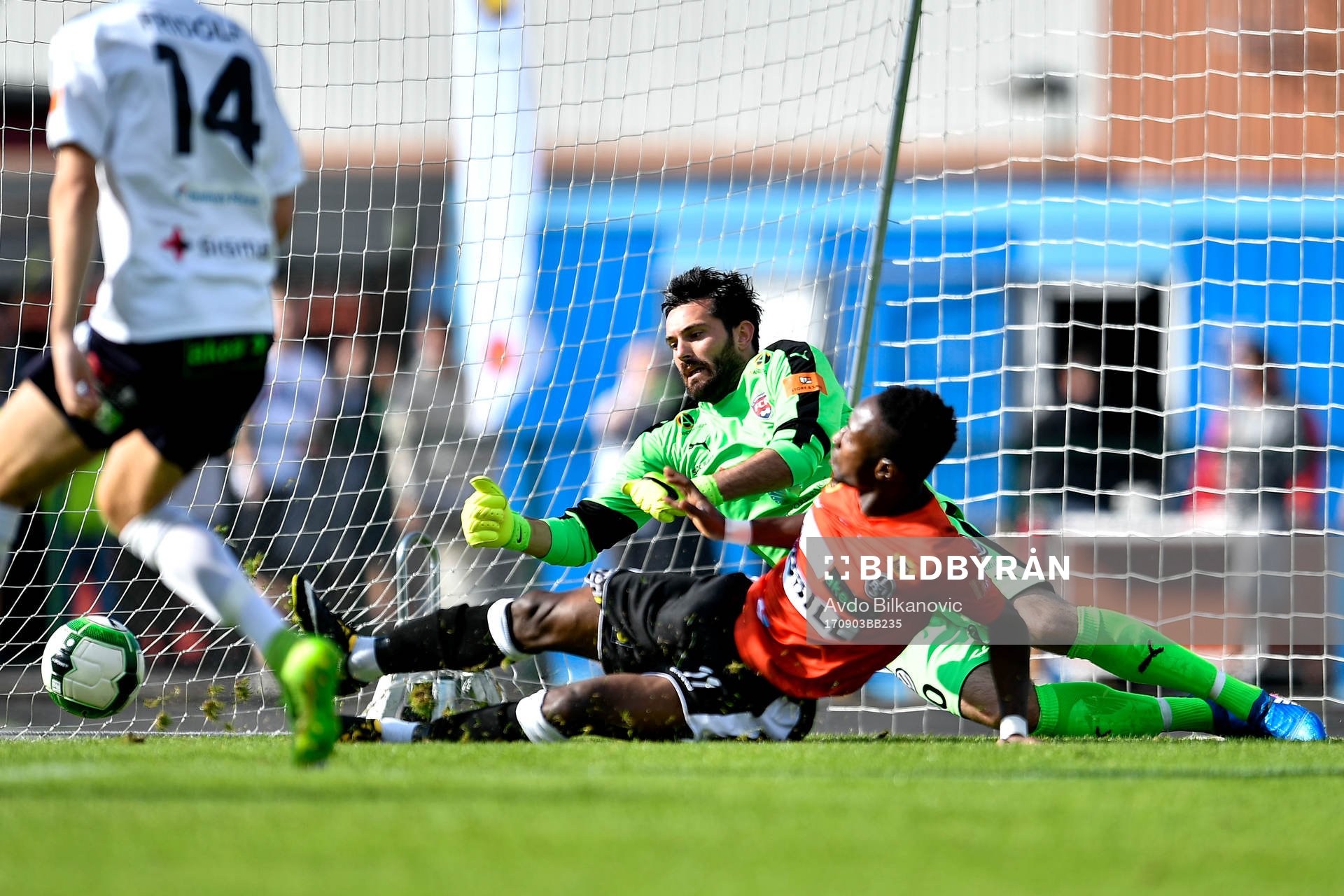 Landskronas Karim Sadat trycker in 0-1