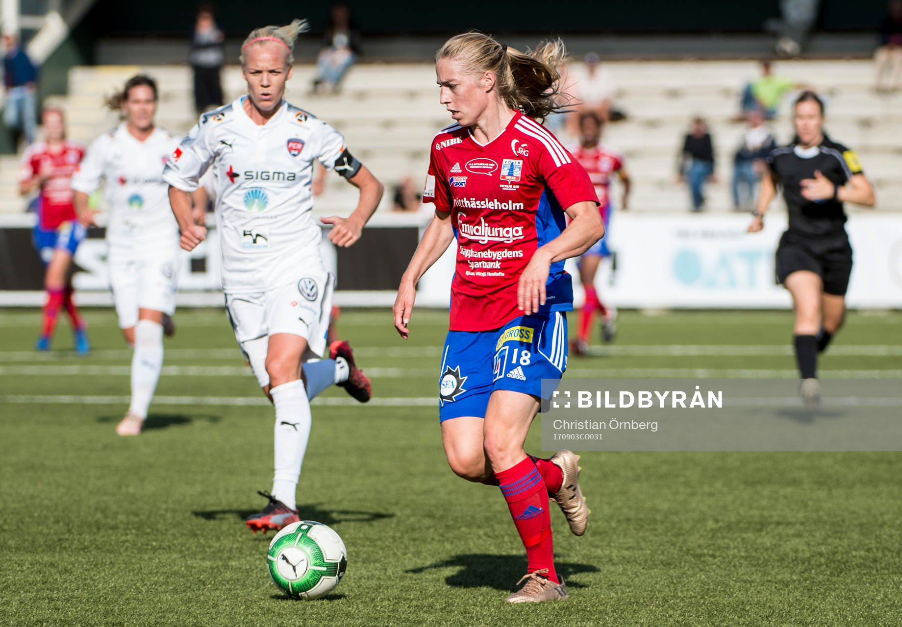 Vittsjös Linda Sällström mot Rosengårds Caroline Seger