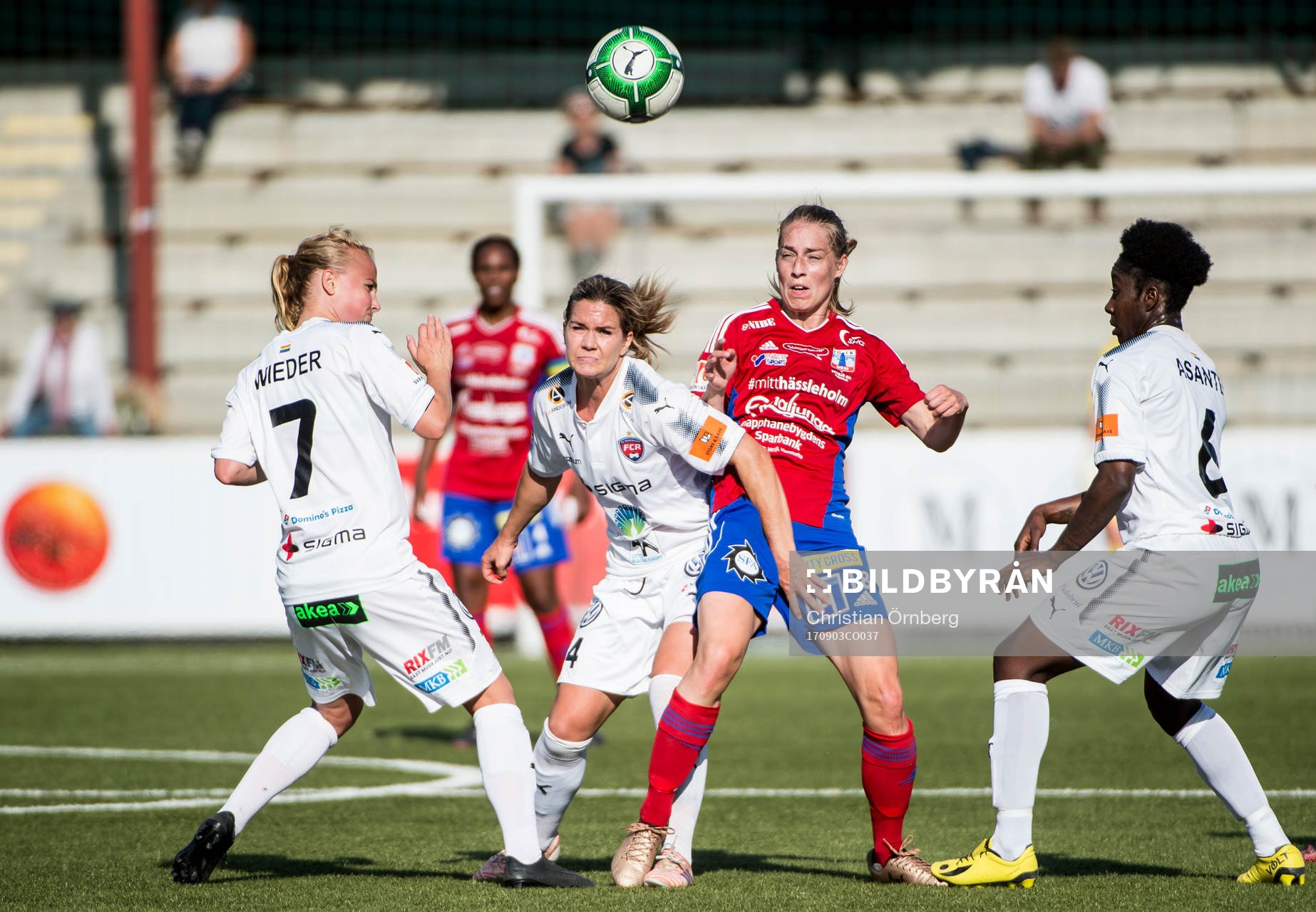 Vittsjös Linda Sällström  mot Rosengårds Ebba Wieder,