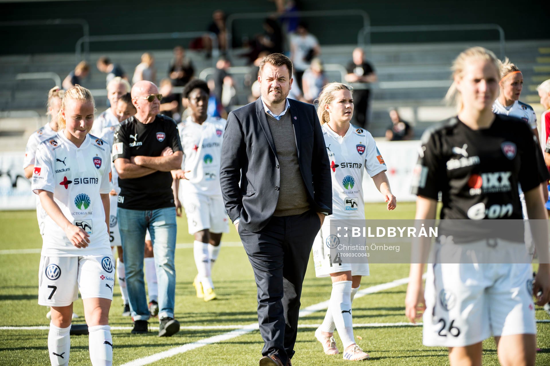 Rosengårds tränare Jack Majgaard Jensen deppar med