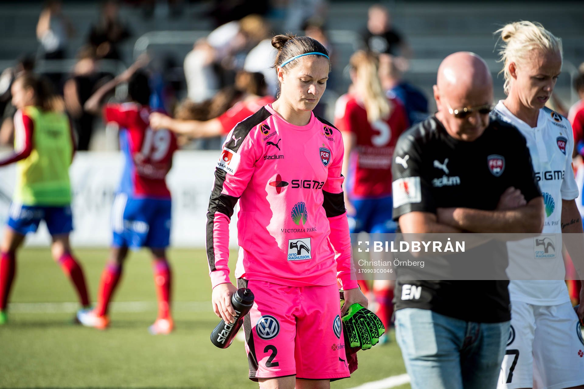 Rosengårds målvakt Erin McLeod deppar