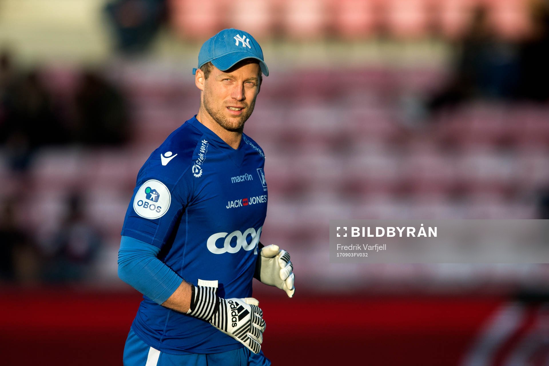 Goalkeeper Eirik Østgaard of Åsane