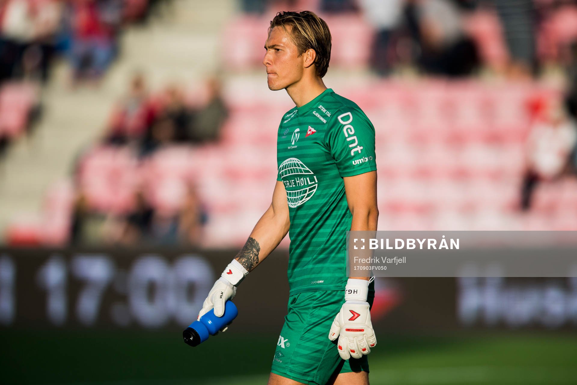 Goalkeeper Håvar Grøntvedt Jensen of Fredrikstad