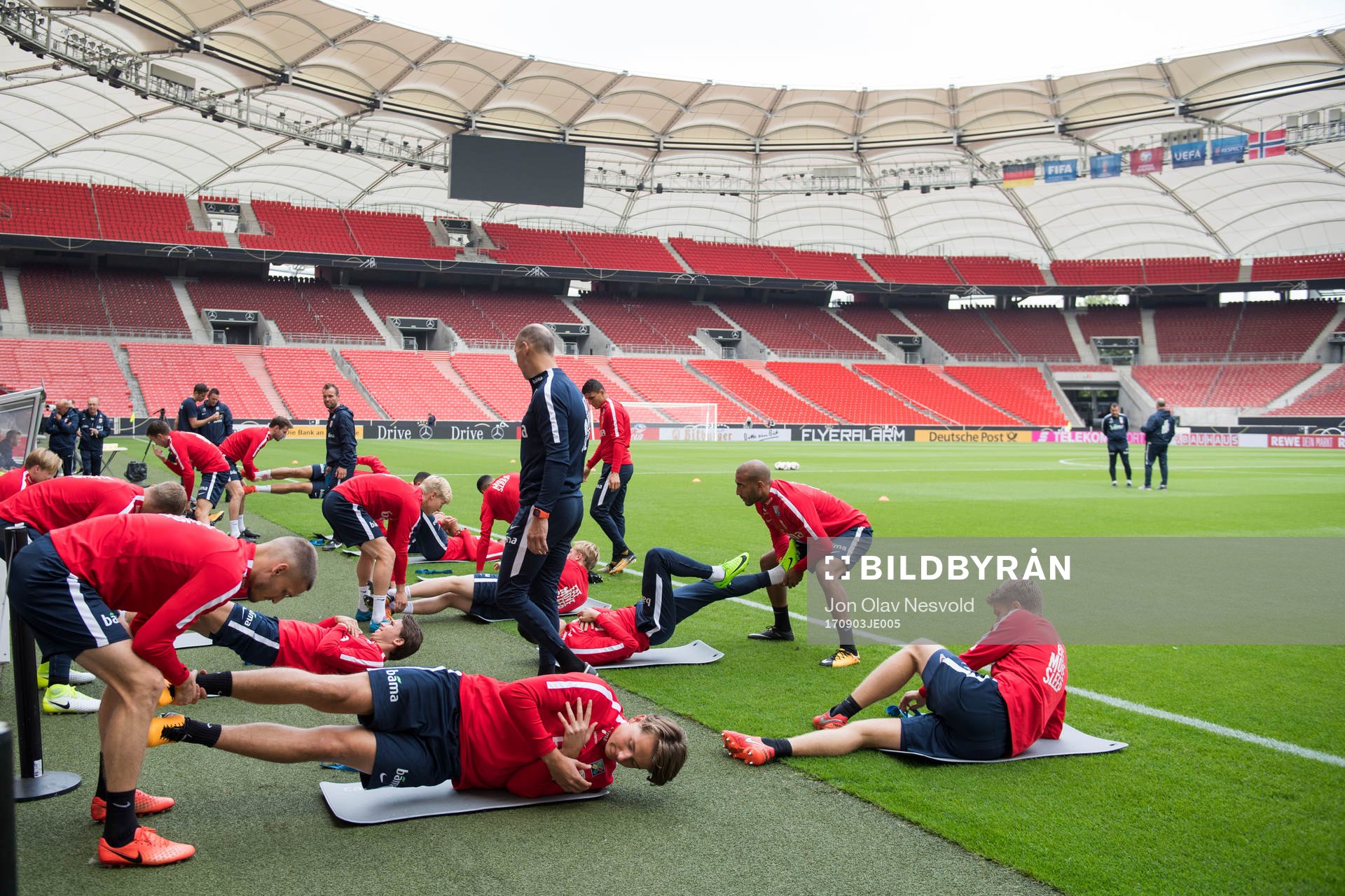 The national team of Norway