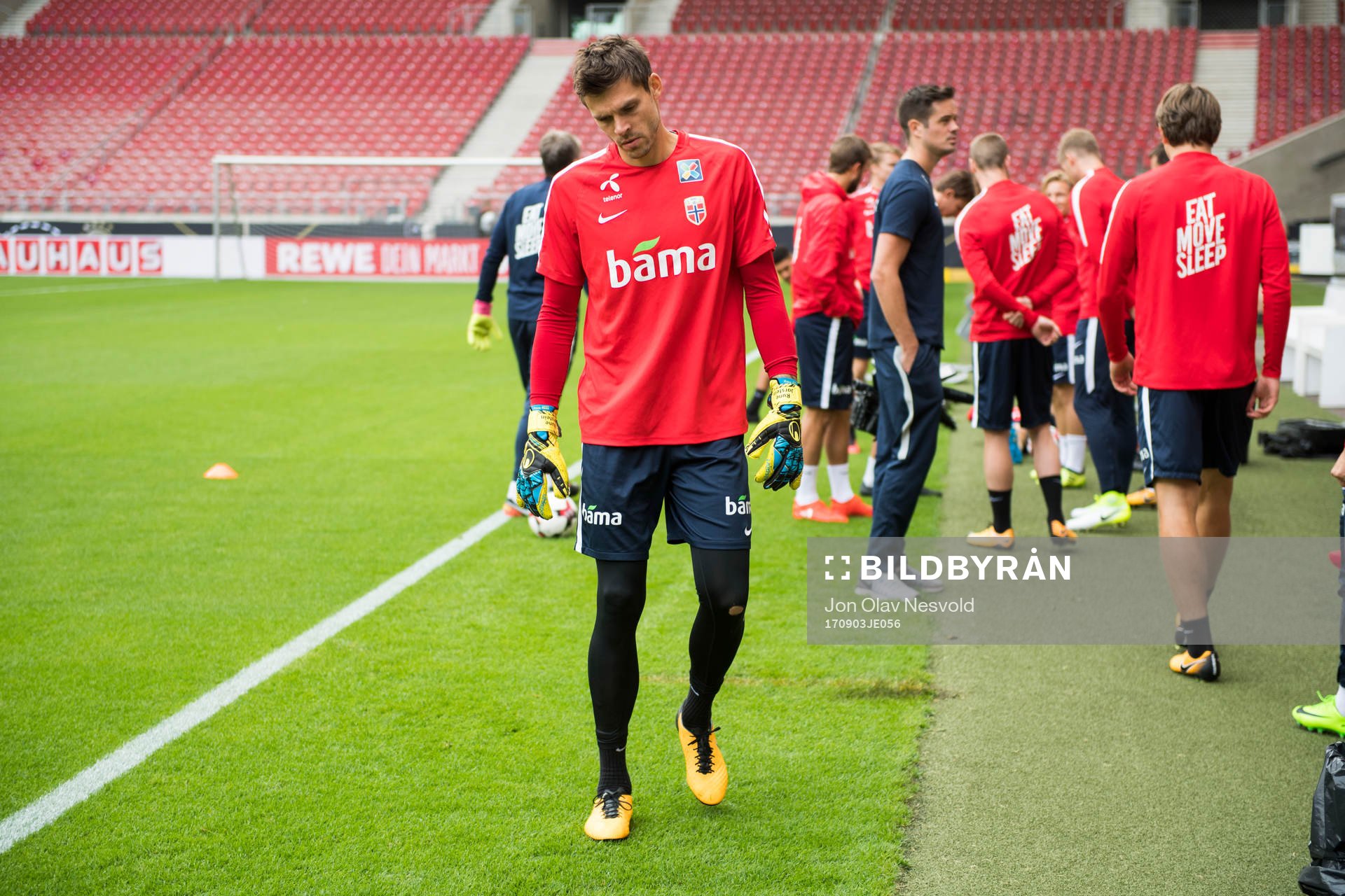 Goalkeeper Rune Almenning Jarstein