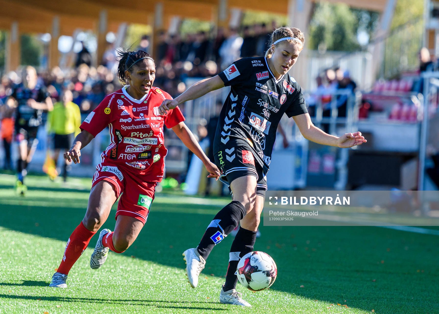 Kristianstads Hanna Sandström jagas av Piteås Madelen
