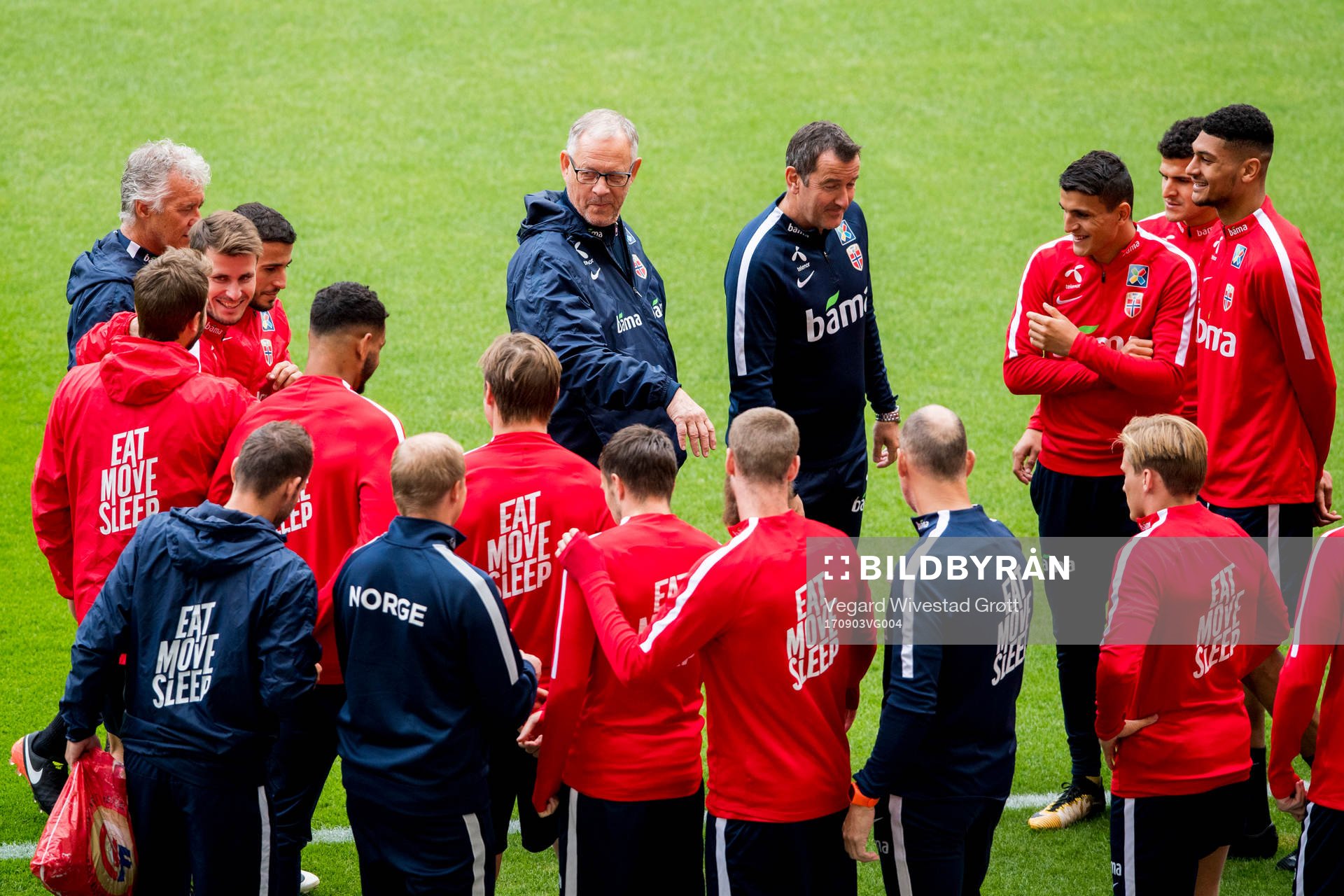 Lars Lagerbäck, head coach of Norway