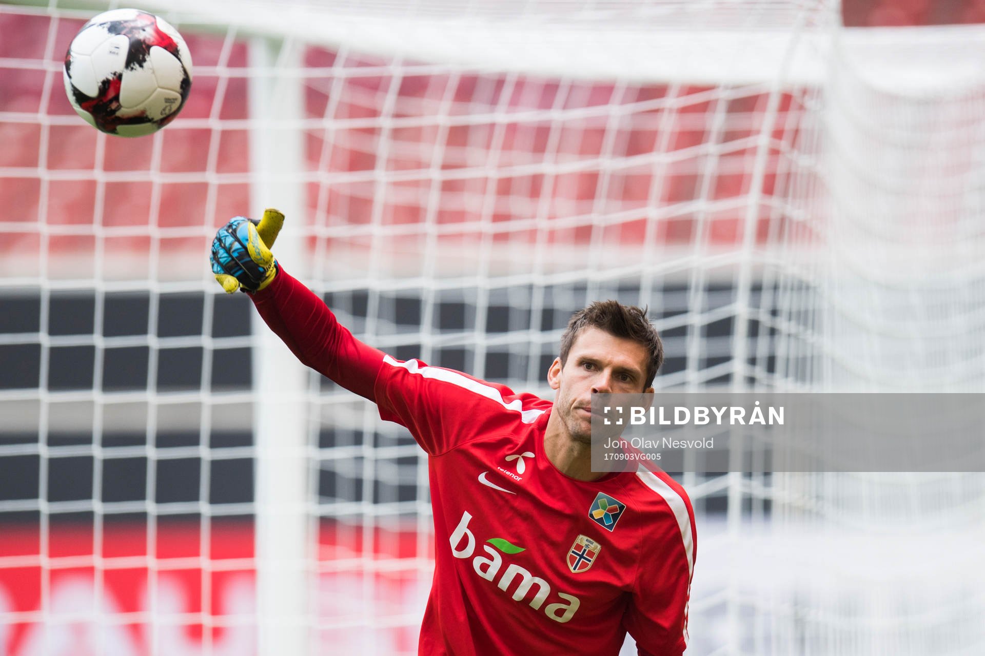 Goalkeeper Rune Almenning Jarstein
