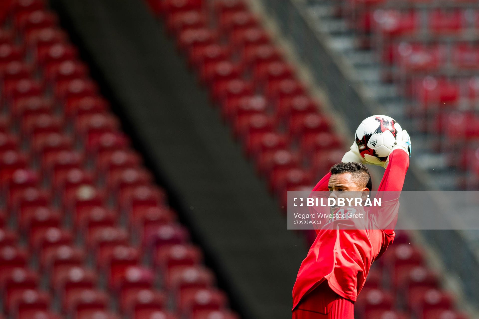 Norway's goalkeeper Sten Grytebust