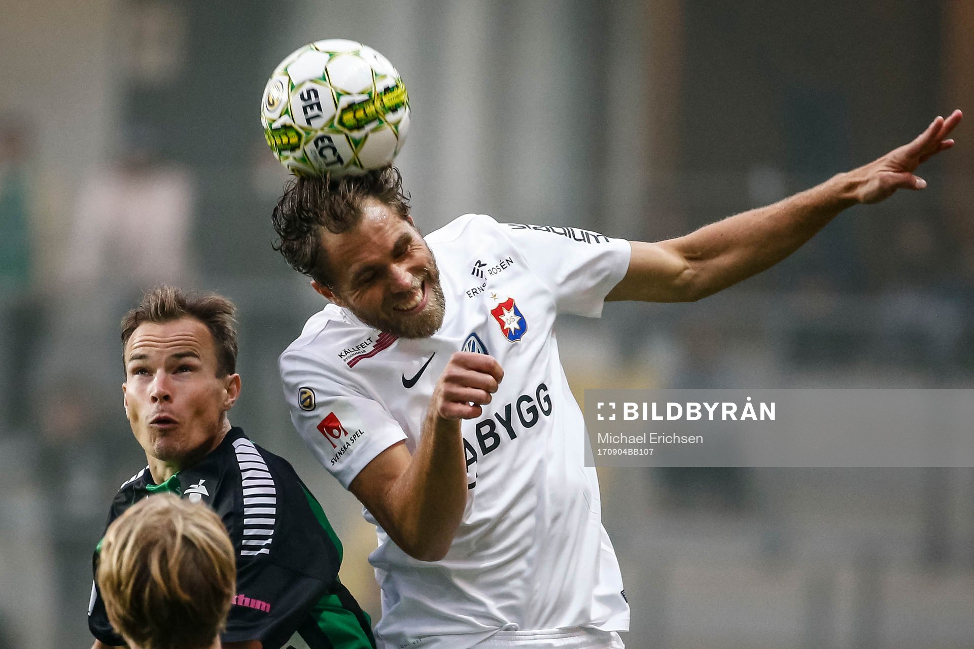 Örgrytes Johan Elmander under fotbollsmatchen i Superettan mellan GAIS och Örgryte den 4 september 2017 i Göteborg.