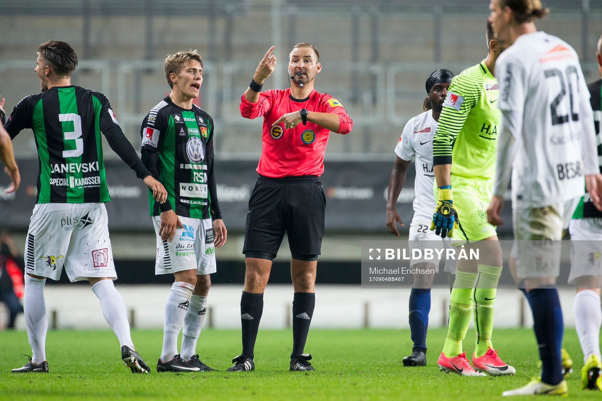 Domare Jim Petersson dömer bort GAIS 2-1 mål