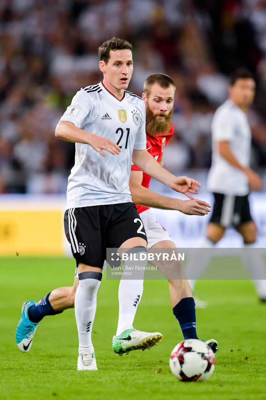 Sebastian Rudy of Germany and Jo Inge Berget of Norway