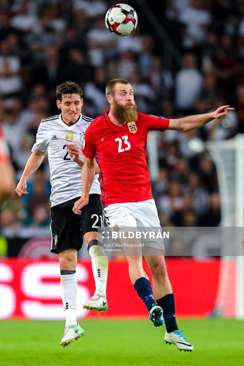 Sebastian Rudy of Germany and Jo Inge Berget of Norway