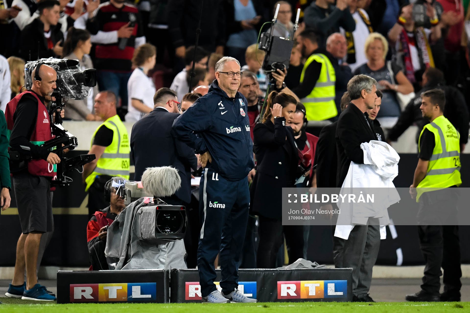 Lars Lagerbäck, head coach of Norway