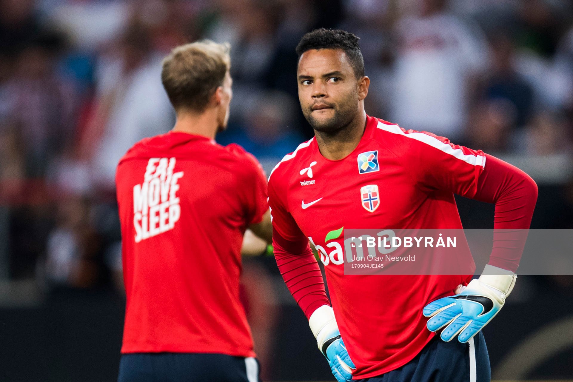 Goalkeeper Sten Grytebust