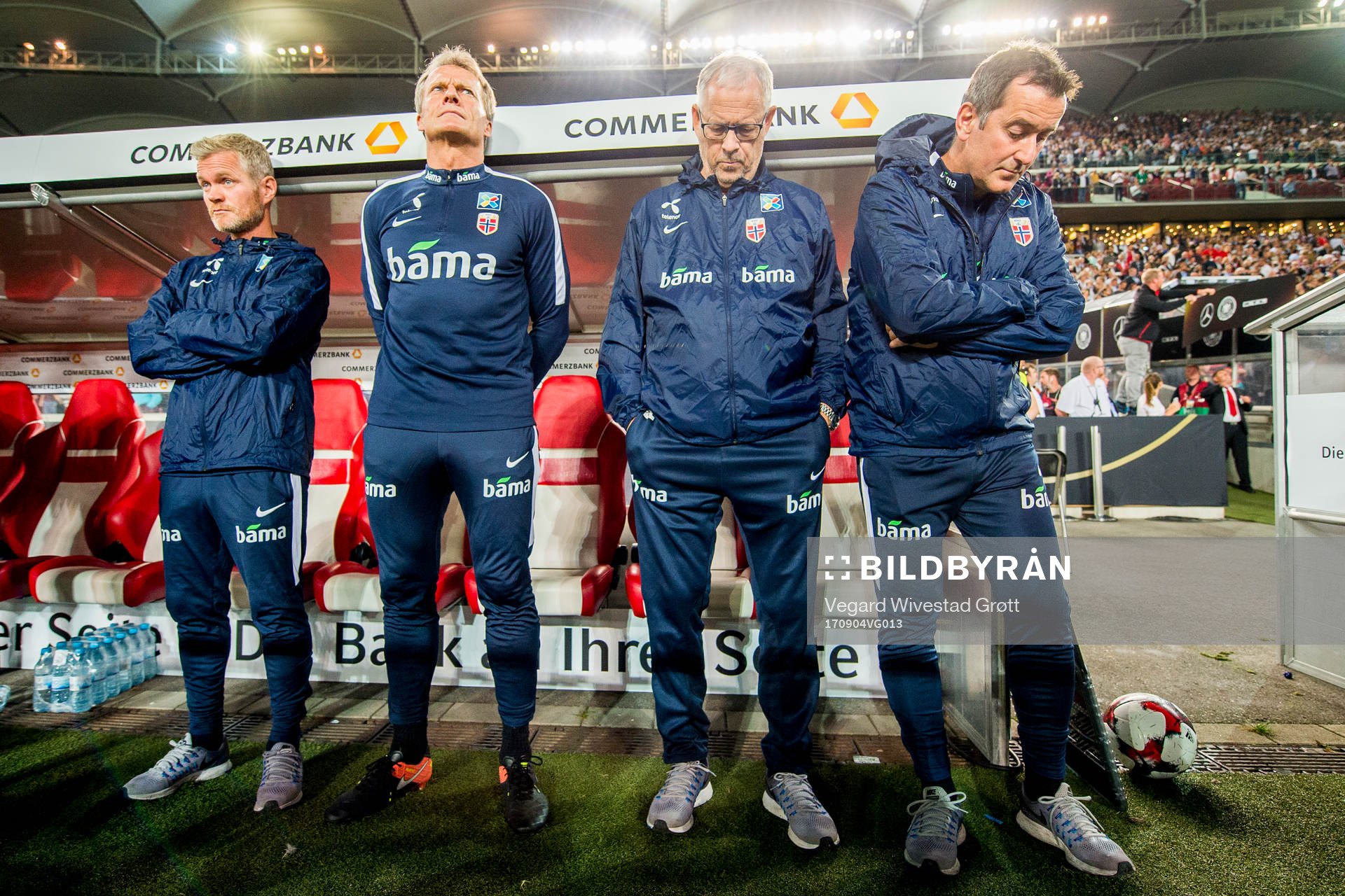 Are Hokstad, team manager, Frode Grodås, goalkeeper coach,