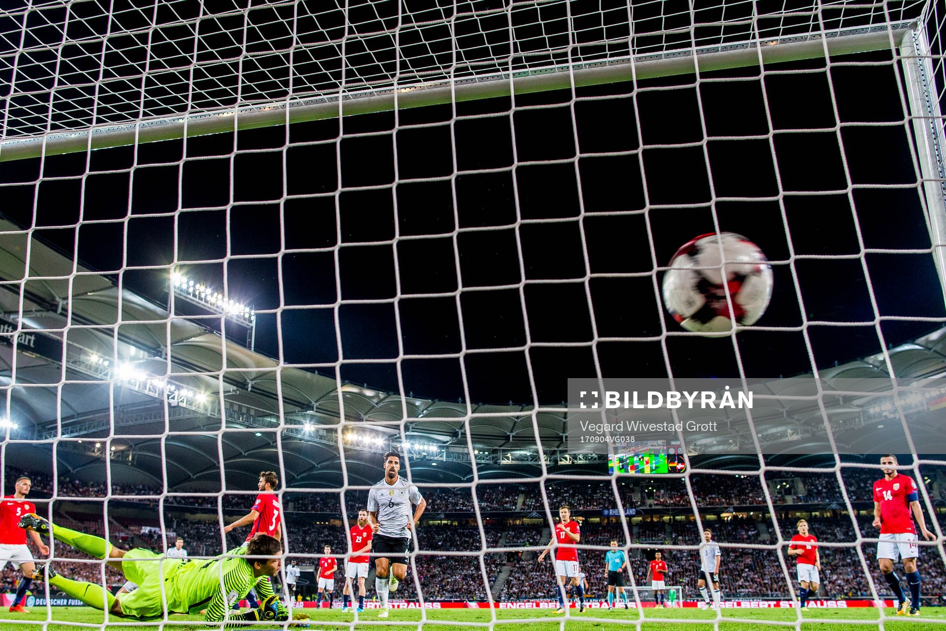 Germany score 6-0 behind goalkeeper Rune Almenning Jarstein
