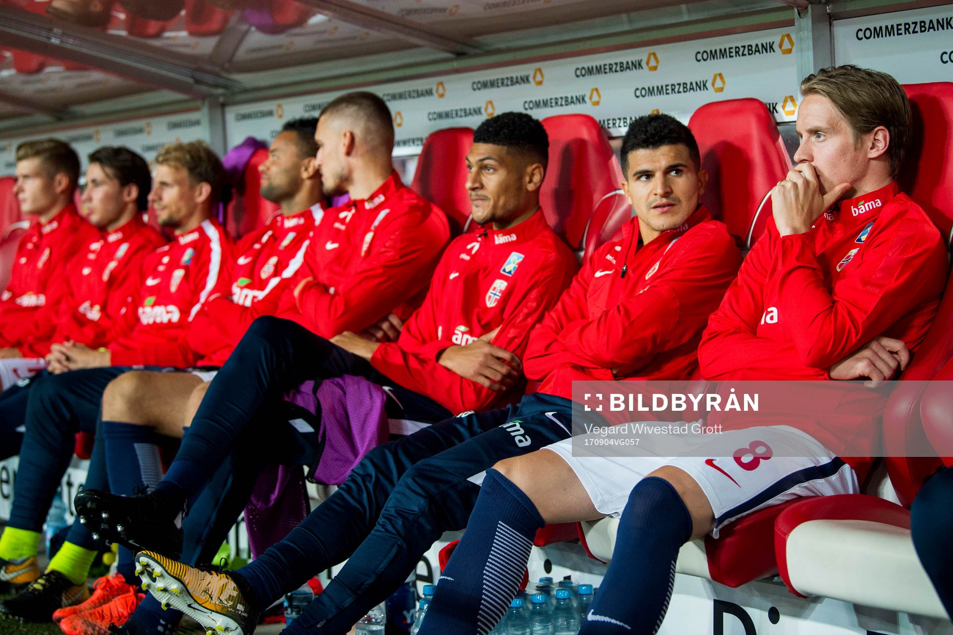 Bjørn Maars Johnsen, Tarik Elyounoussi and Stefan Johansen