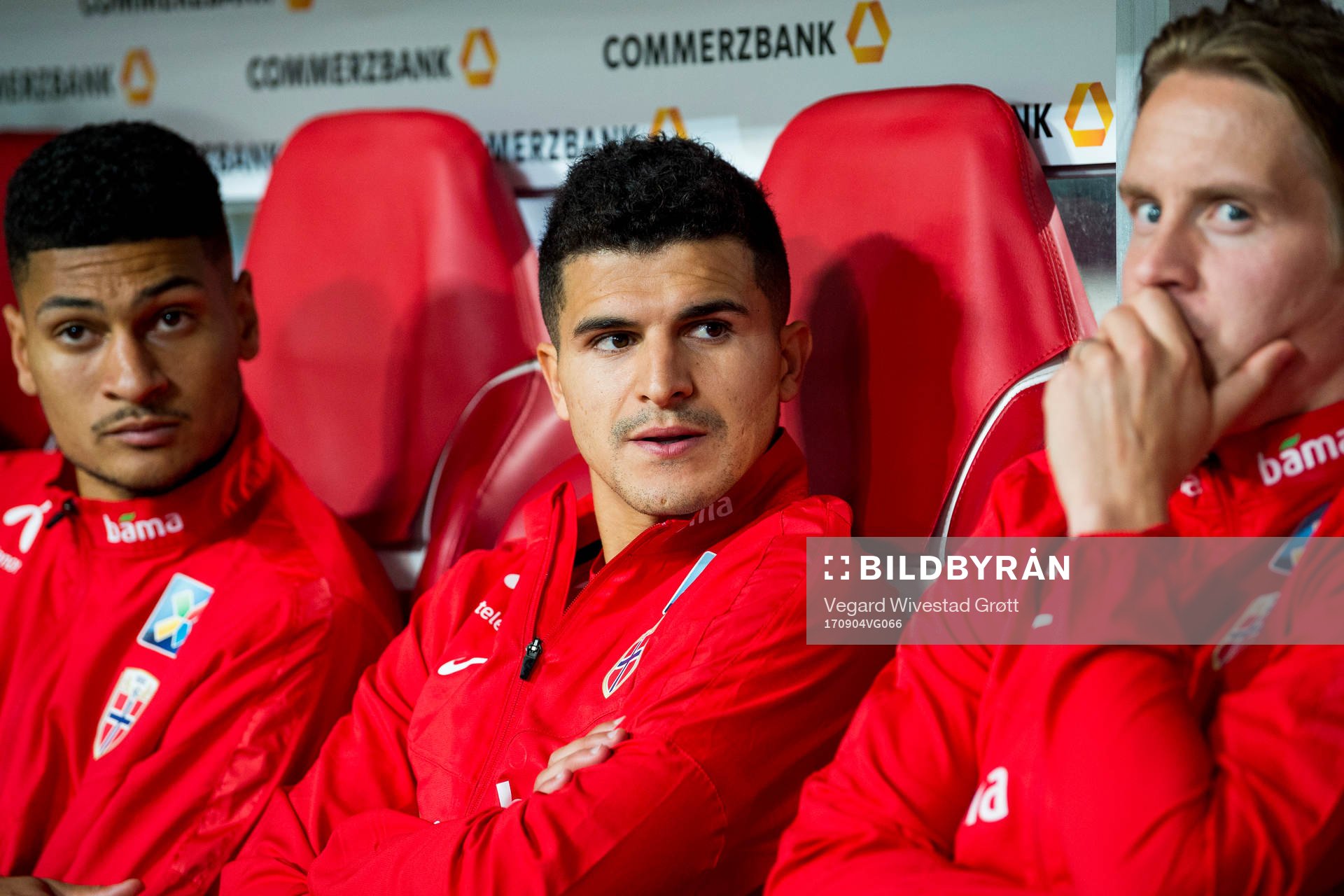 Bjørn Maars Johnsen, Tarik Elyounoussi and Stefan Johansen