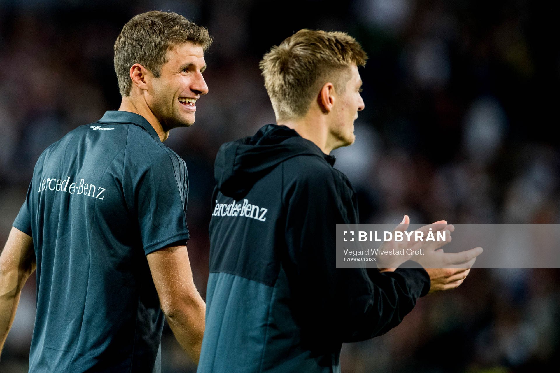 Thomas Müller and Toni Kroos