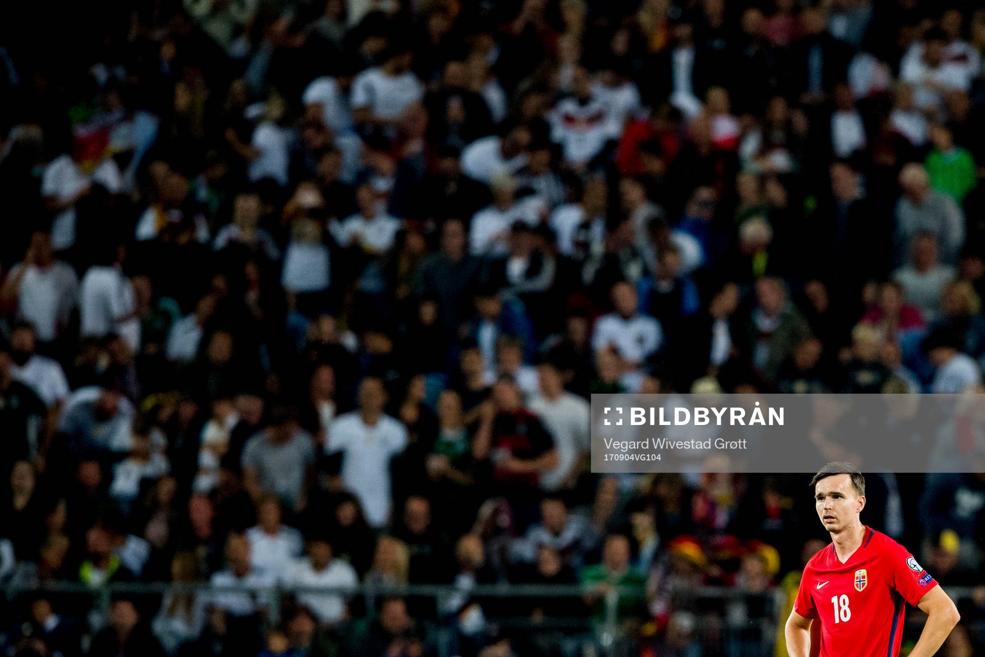 Ole Kristian Selnæs of Norway looks dejected