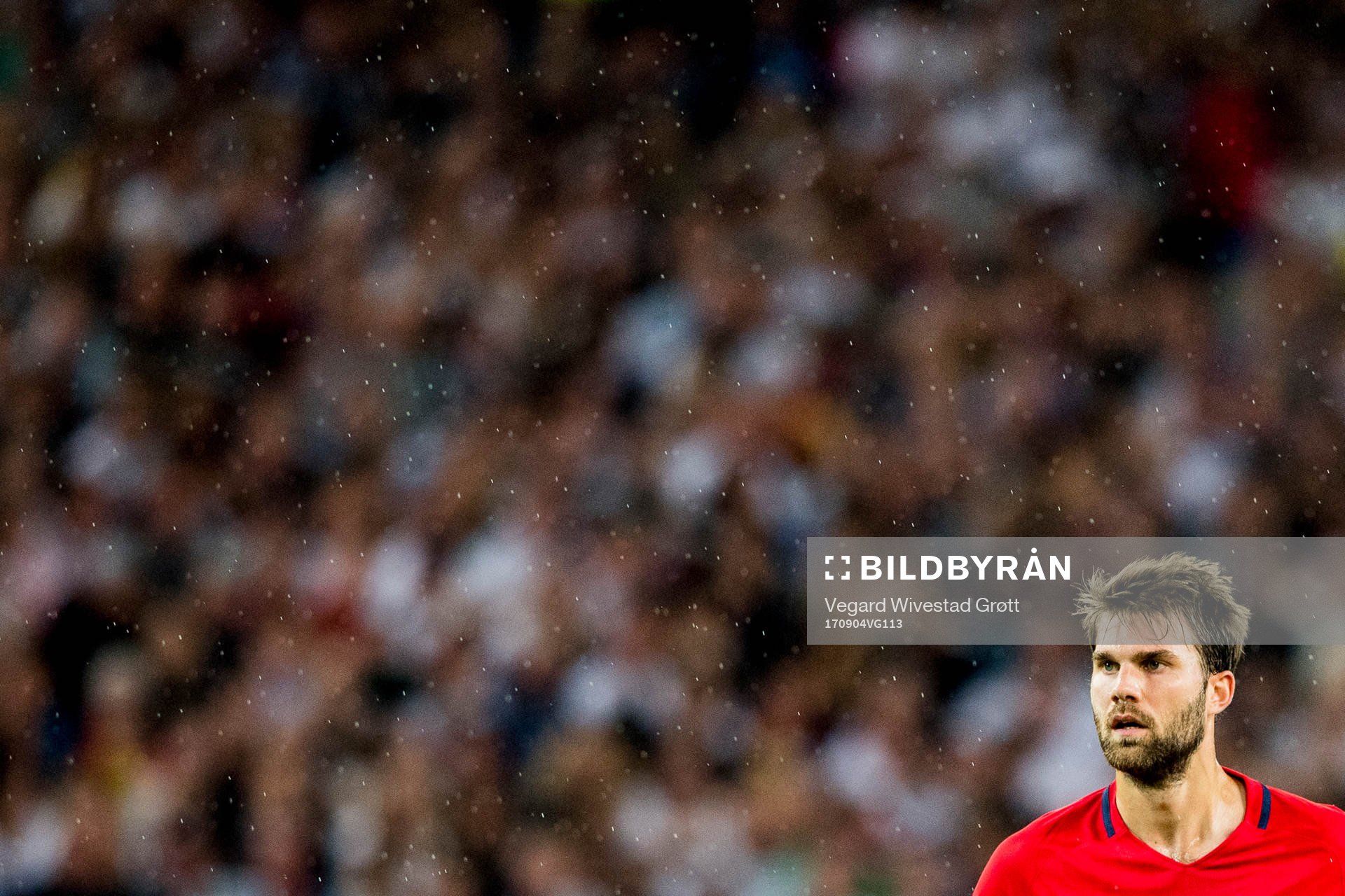 Jørgen Skjelvik of Norway during the FIFA World Cup Qualifier match between Germany and Norway on September 4, 2017 in Stuttgart.