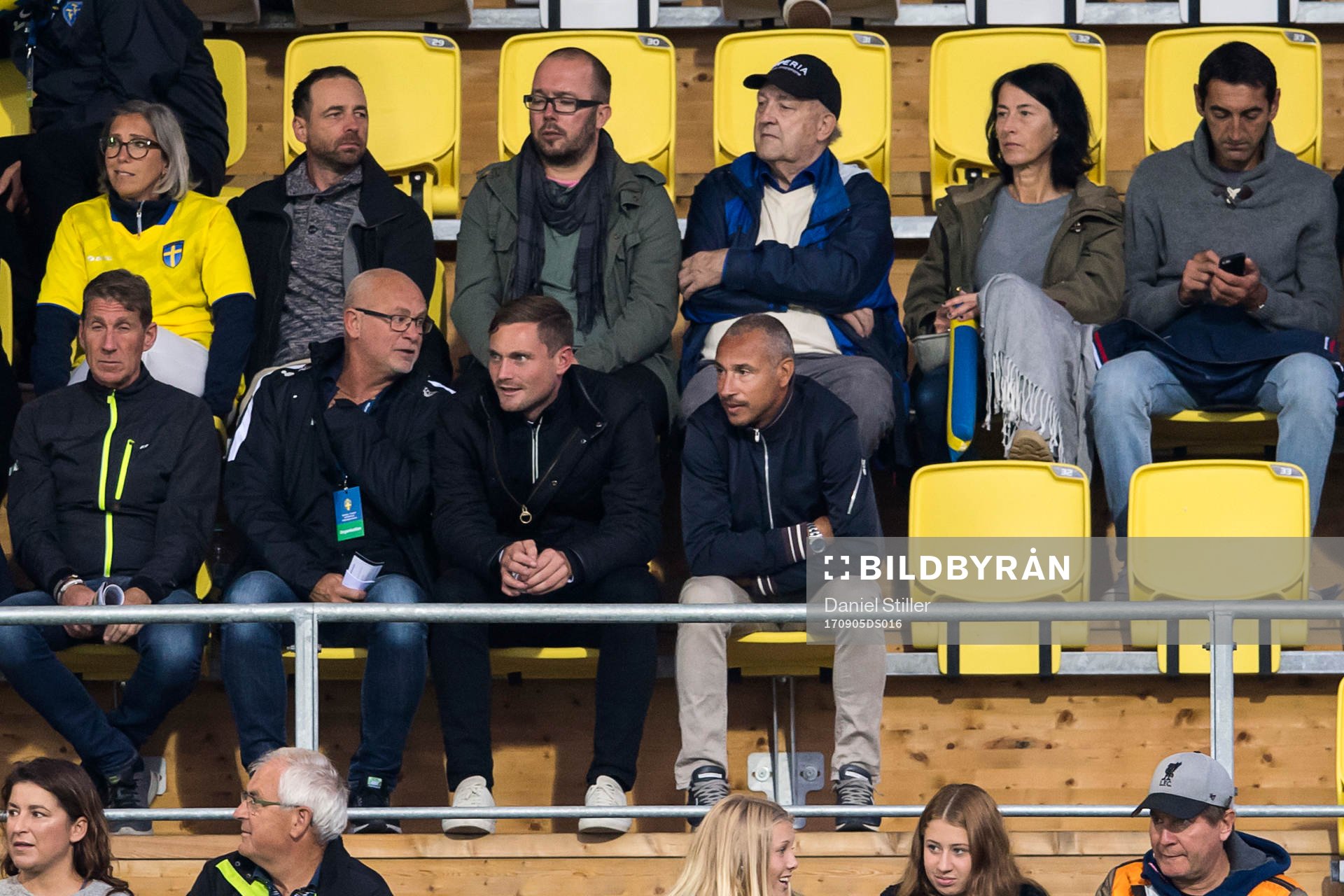 Henrik Larsson på läktaren