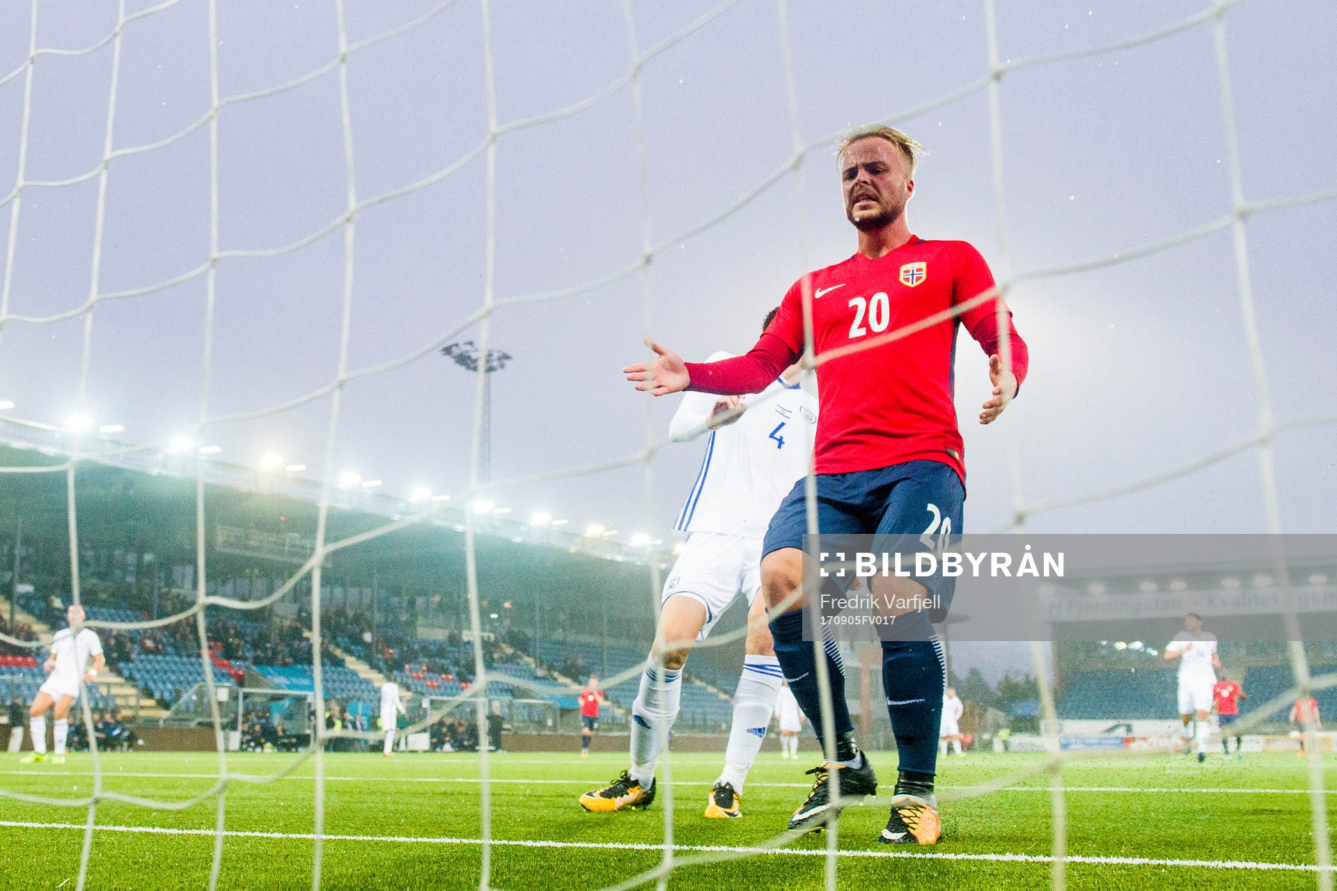 Sander Svendsen of Norway looks dejected