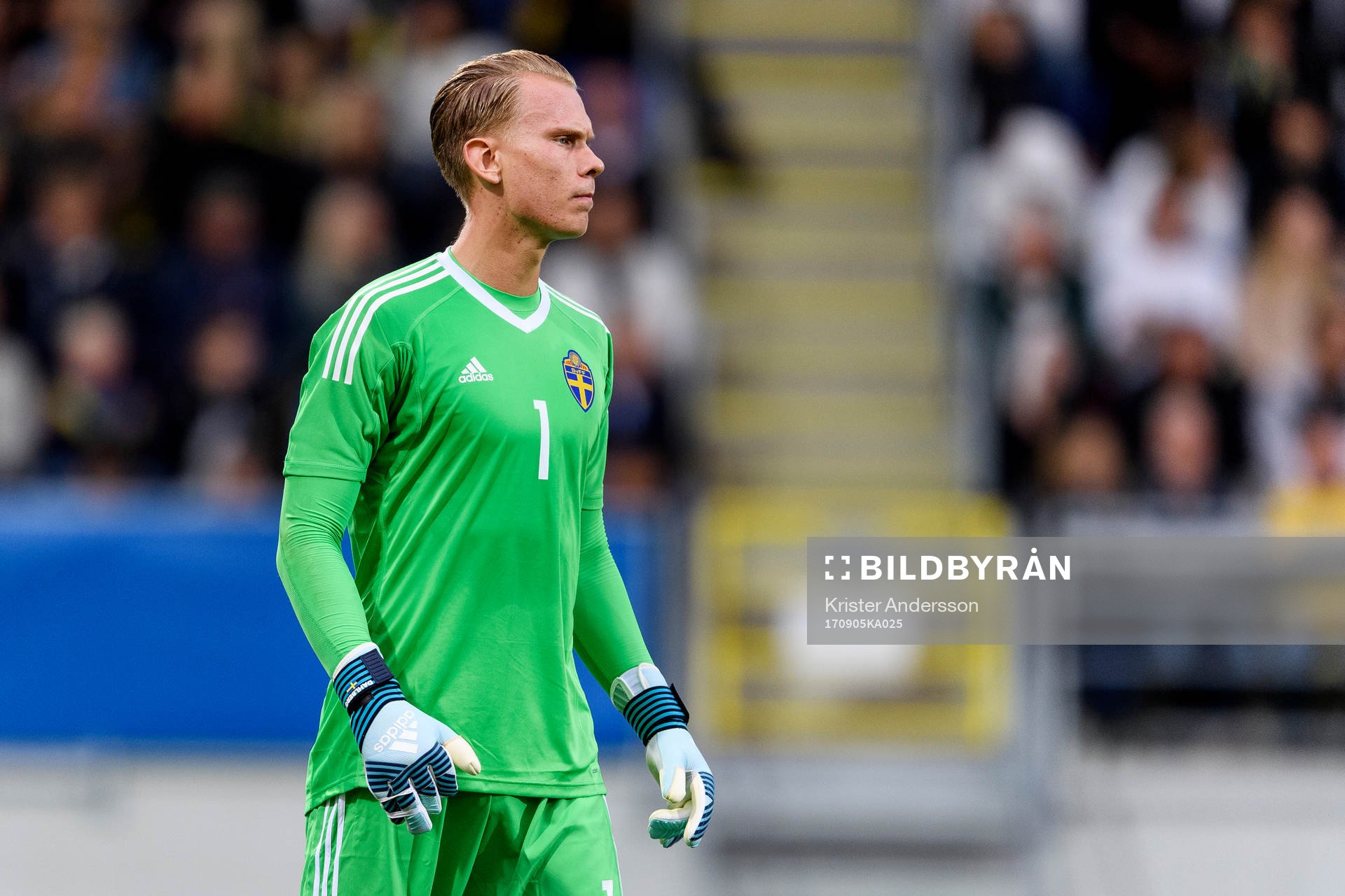 Sveriges målvakt Pontus Dahlberg