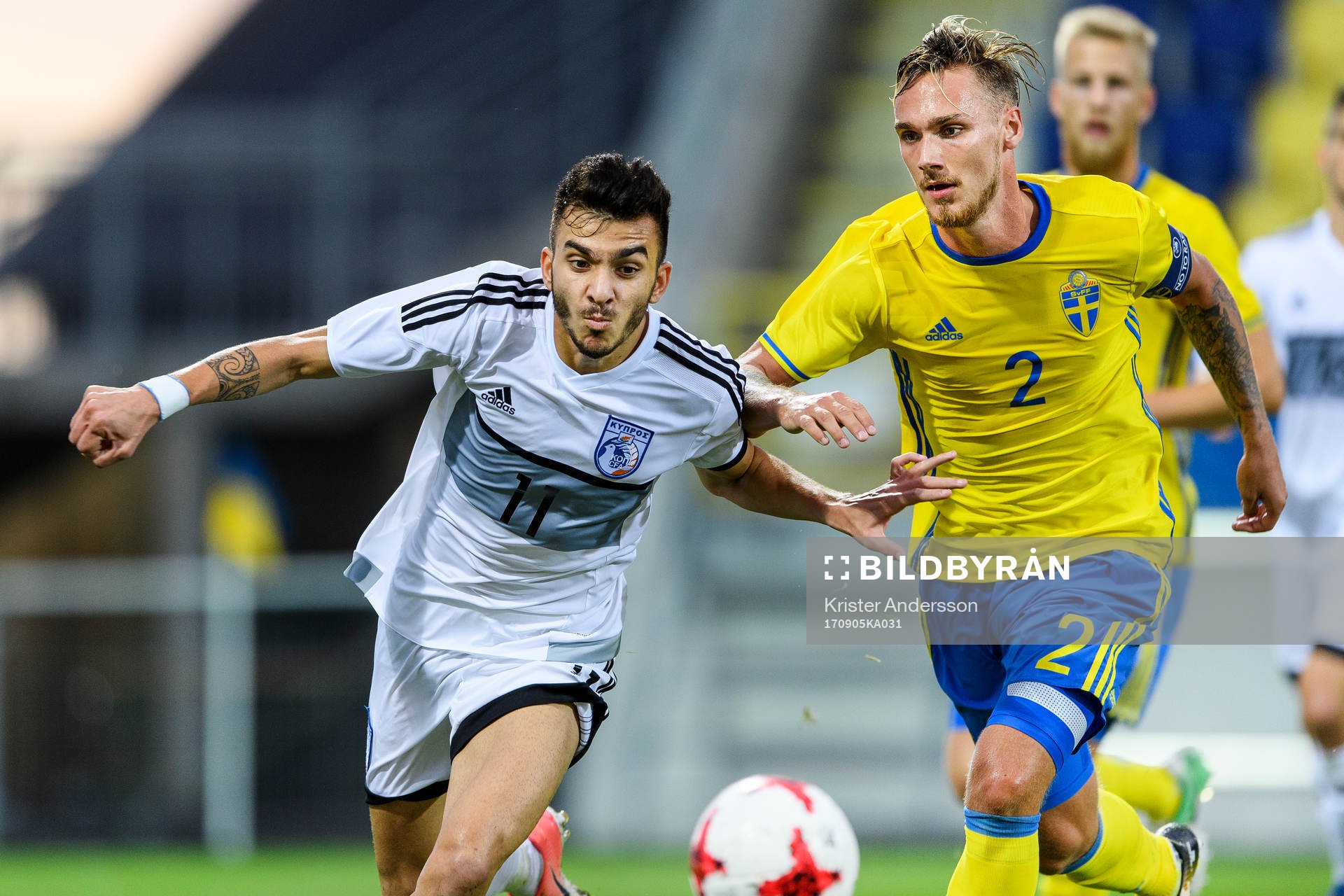 Cypernsloannis Pittas och Sveriges Linus Wahlqvist