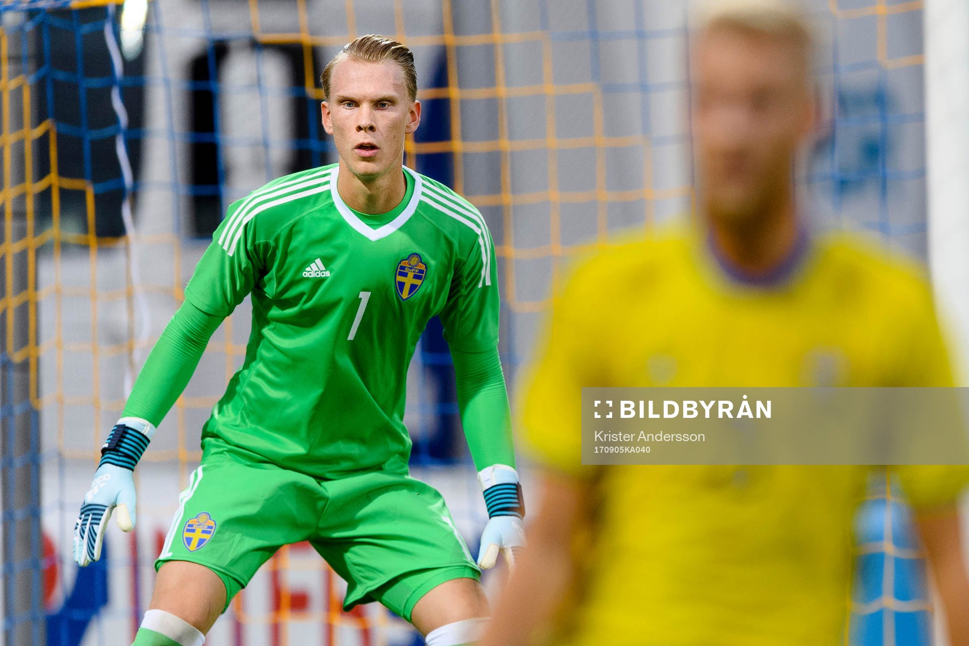 Sveriges målvakt Pontus Dahlberg