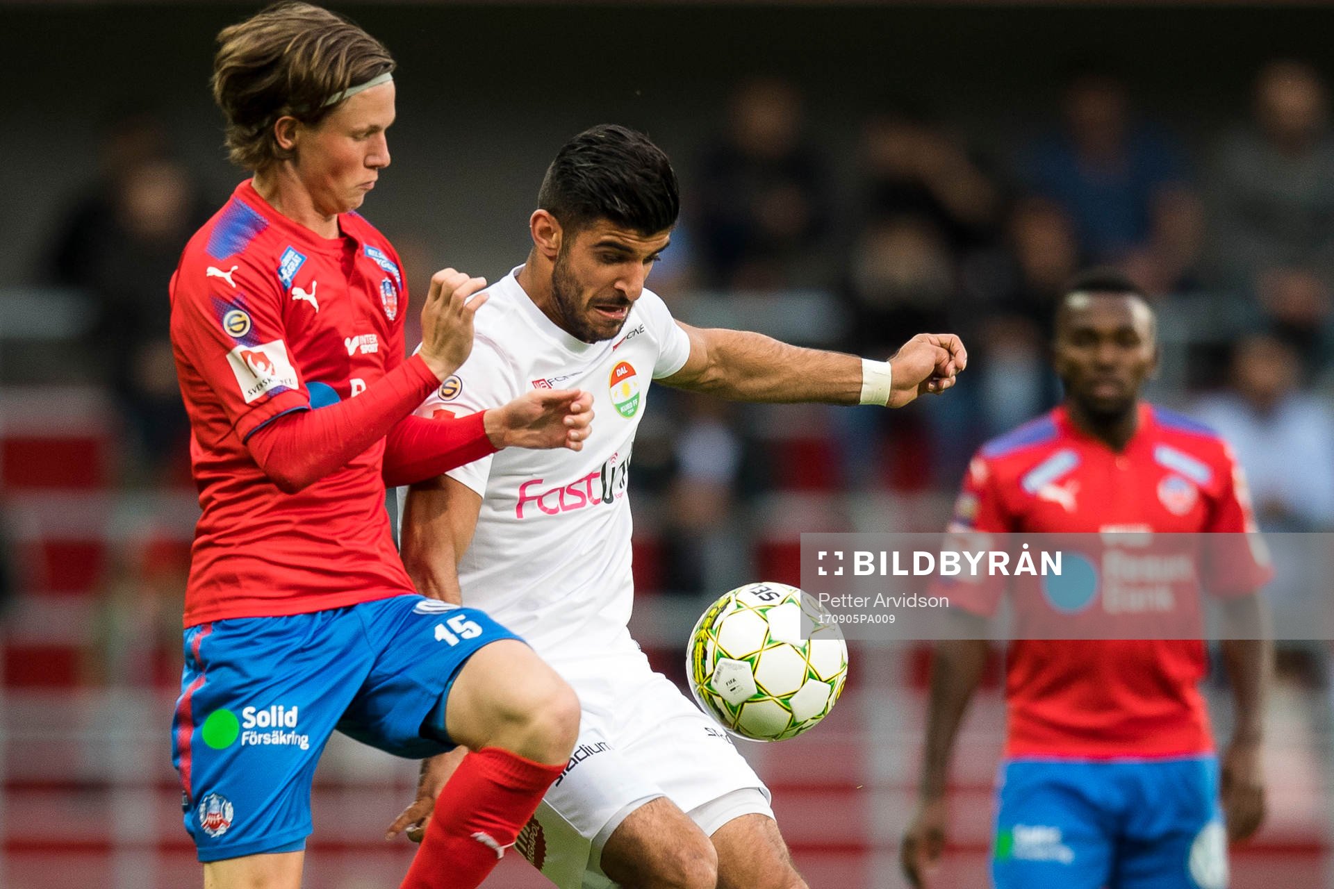 Helsingborgs Max Svensson och Dalkurds Rewan Amin