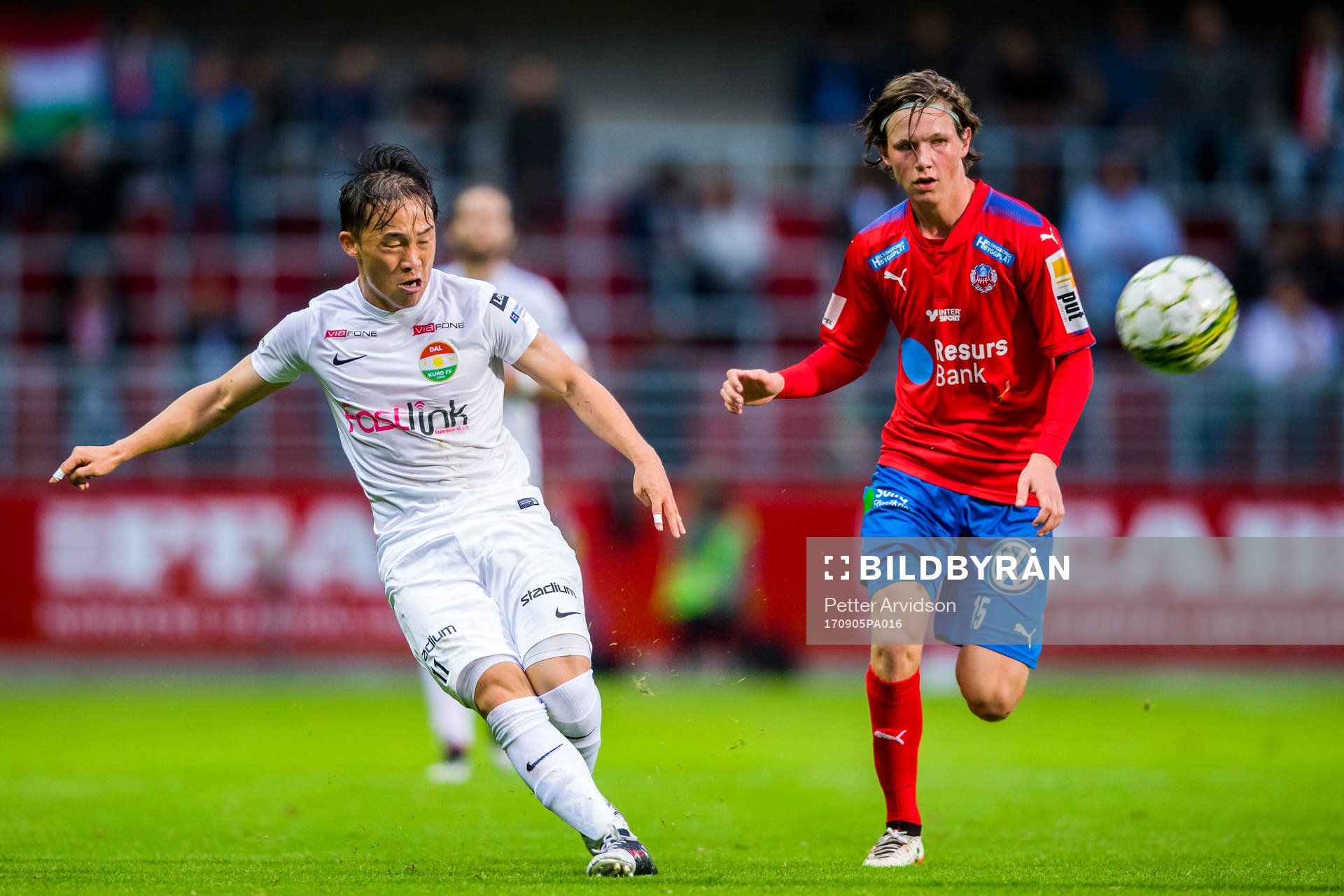 Dalkurds Yukiya Sugita och Helsingborgs Max Svensson